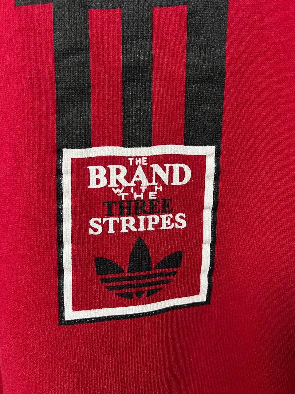 Adidas Vintage 90s Adidas The Brand with the Stripes Sweatshirt M Size US M / EU 48-50 / 2 - 6 Thumbnail