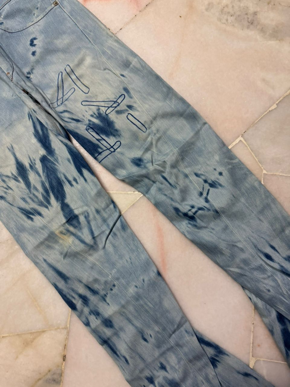 Levi's 💥Insane💥90s Levi’s Engineered Sick Bleach Single R Denim Size US 29 - 7 Thumbnail