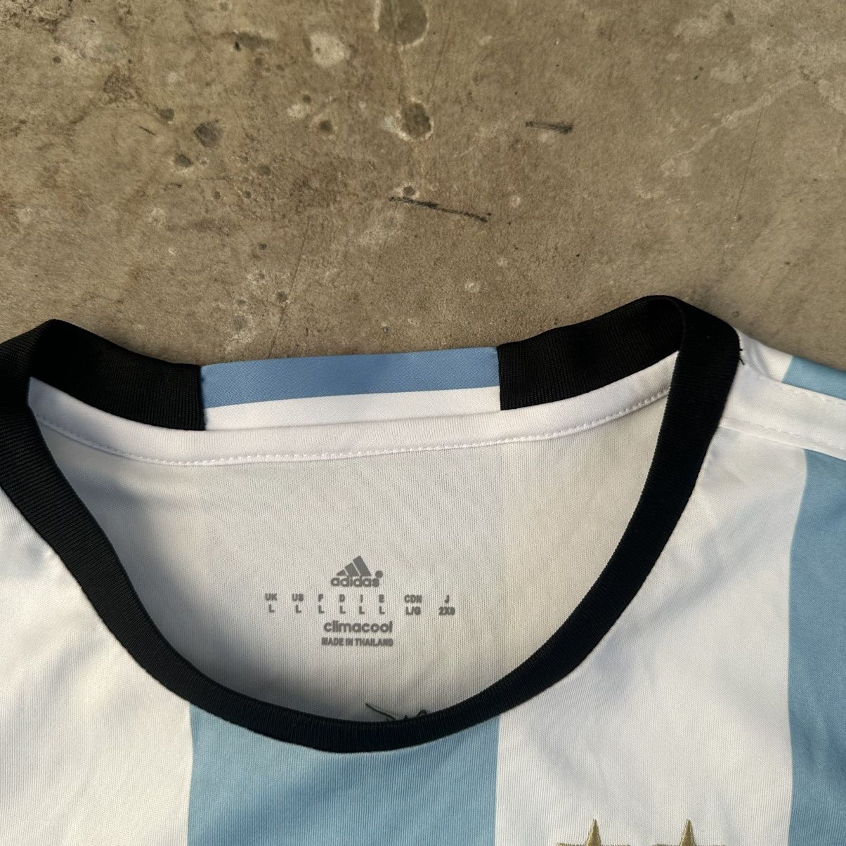 Adidas 2015 Argentina Higuain Away Football Kit Size L Size US L / EU 52-54 / 3 - 4 Thumbnail