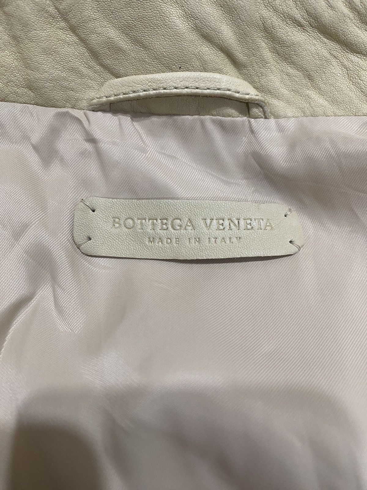 Bottega Veneta LUXURY SOFT LEATHER JACKET BOTTEGA VENETA BEIGE Size US M / EU 48-50 / 2 - 5 Thumbnail