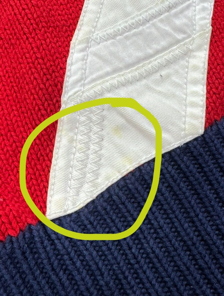 Polo Ralph Lauren KNIT - POLO RALPH LAUREN - Yachting Sweater 90s Cowl Neck Size US XL / EU 56 / 4 - 20 Thumbnail