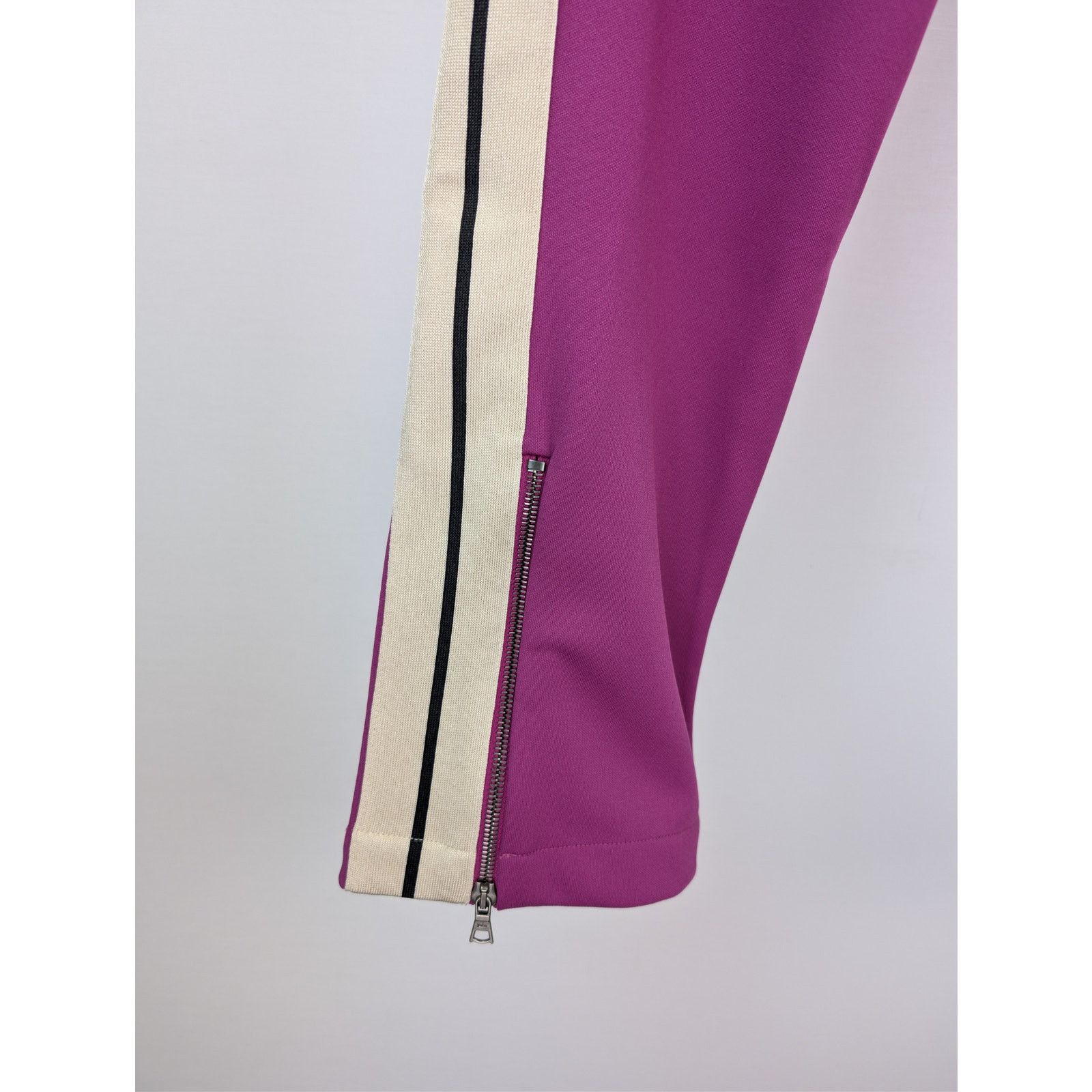 Palm Angels o1rshd1 Q:2 / Classic Logo Track Pants in Purple / Off White Size US 34 / EU 50 - 16 Thumbnail