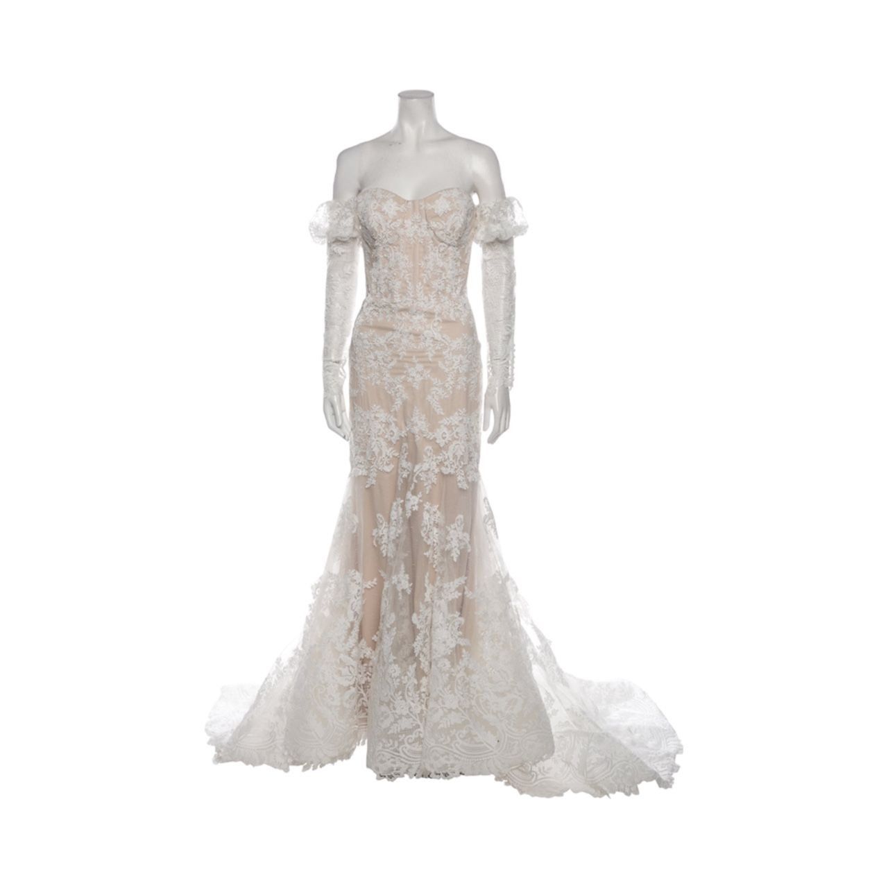 Other WATTERS Wedding Dress Gown Liv #63701B Size 10 Ivory Blush L Size L / US 10 / IT 46 - 9 Thumbnail