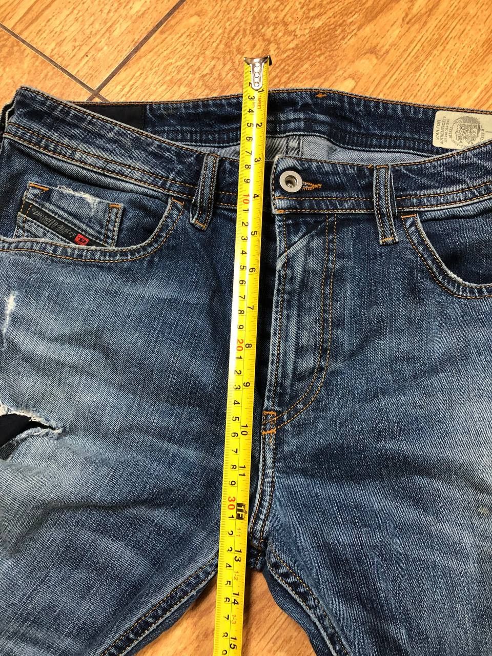 Diesel × Japanese Brand Crazy Crash Dirty Faded Jean Japan Avant Garde Style Size US 33 - 7 Thumbnail