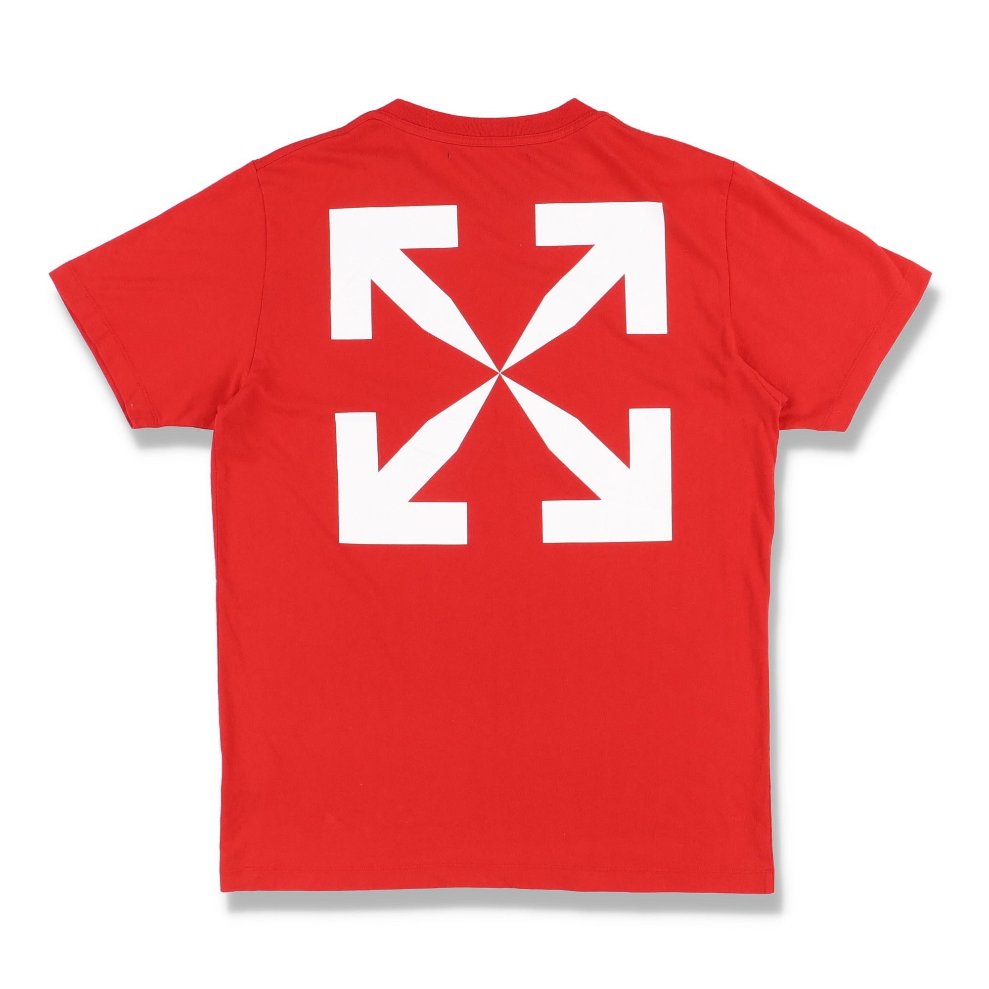 Off-White Red Pascal Skeleton Painting Arrows T-Shirt Size US XL / EU 56 / 4 - 7 Thumbnail