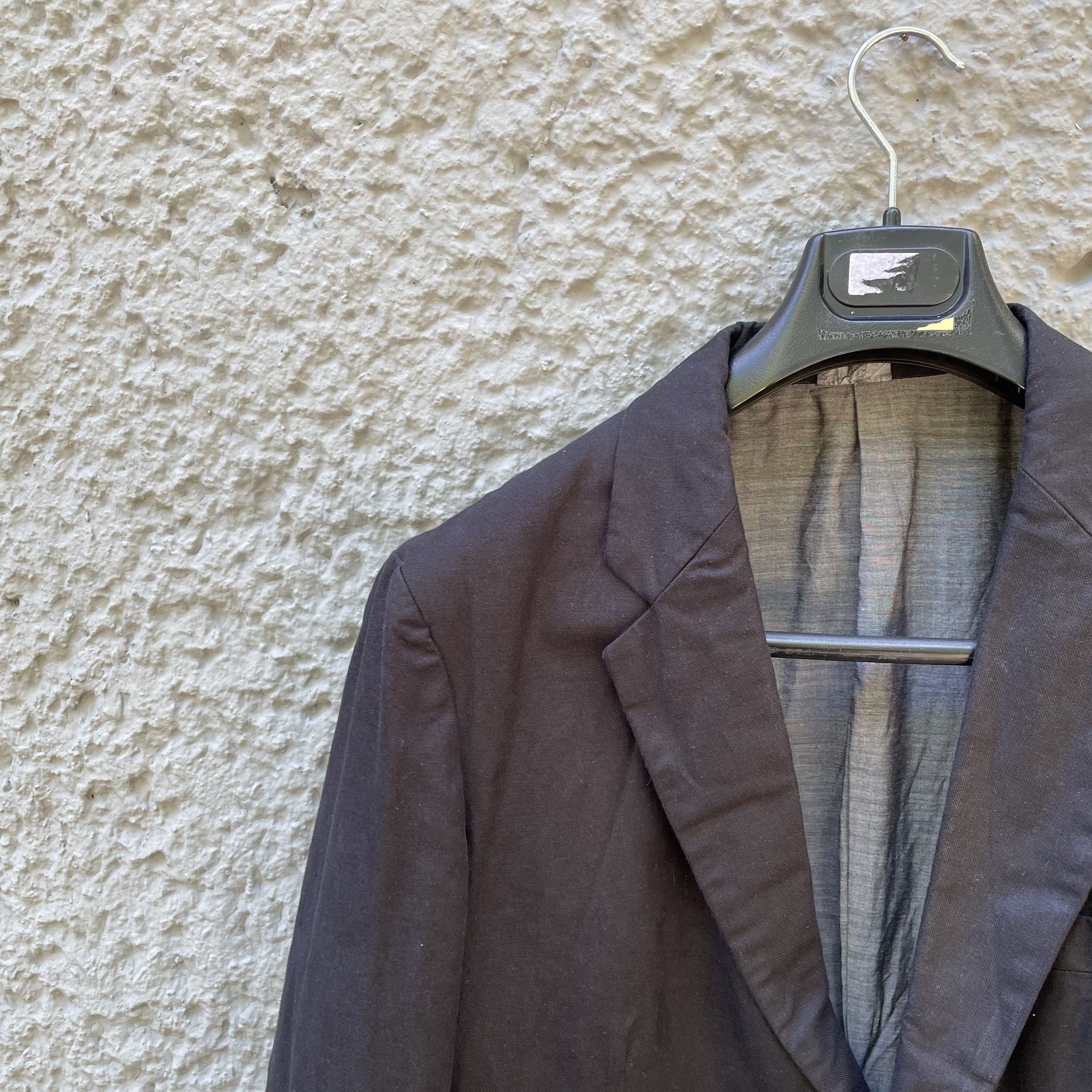 Comme des Garcons CDG Comme des Garçons Black Double Layered Coat Jacket S/S14 Size US L / EU 52-54 / 3 - 3 Thumbnail