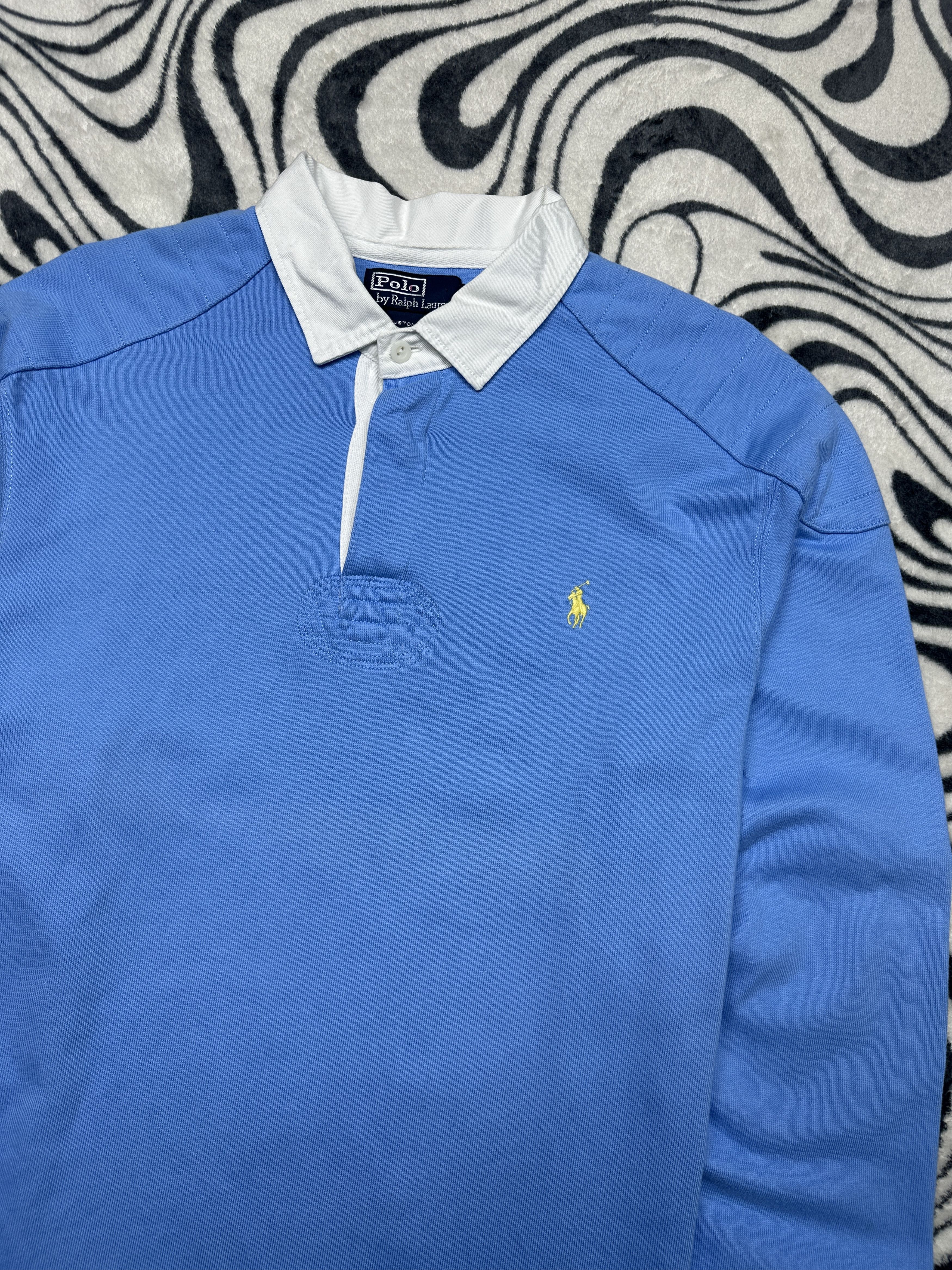 Polo Ralph Lauren Polo Ralph Lauren Vintage Mens Long Sleeve Rugby Polo Shirt Size US XL / EU 56 / 4 - 2 Thumbnail