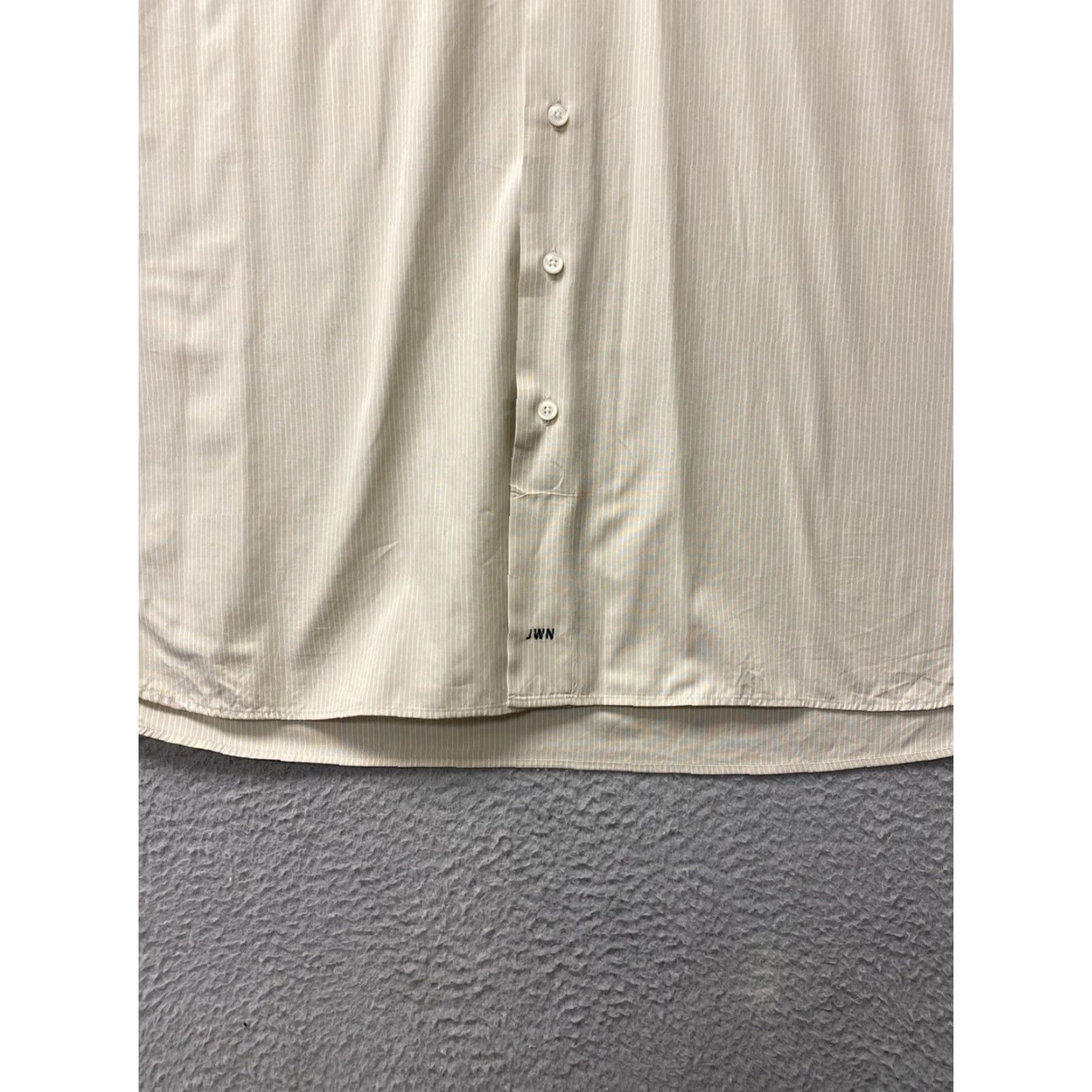 Nordstrom VINTAGE John W. Nordstrom Tan Stripes Button Shirt Mens Large /160-39 Size US L / EU 52-54 / 3 - 2 Thumbnail
