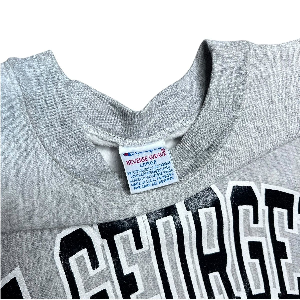 Champion Vintage 1990s Champion Reverse Weave St. Georges Sweatshirt Size US L / EU 52-54 / 3 - 3 Thumbnail