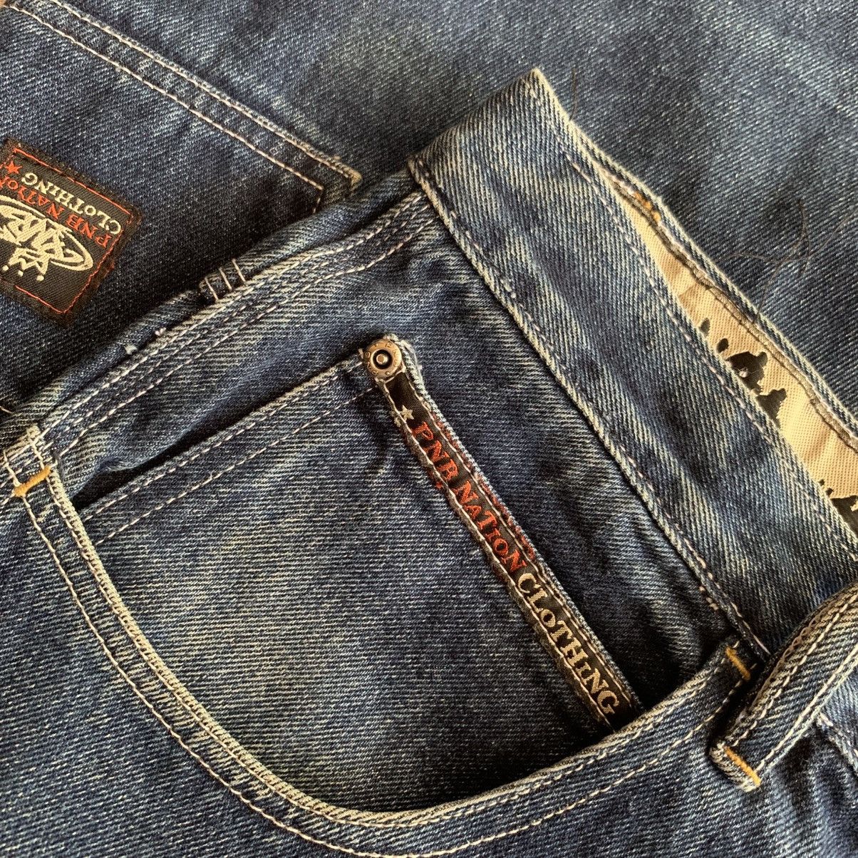 Japanese Brand PNB Nation Clothing - Kahlil Gibran Carpenter Denim Pants Size US 38 / EU 54 - 5 Thumbnail
