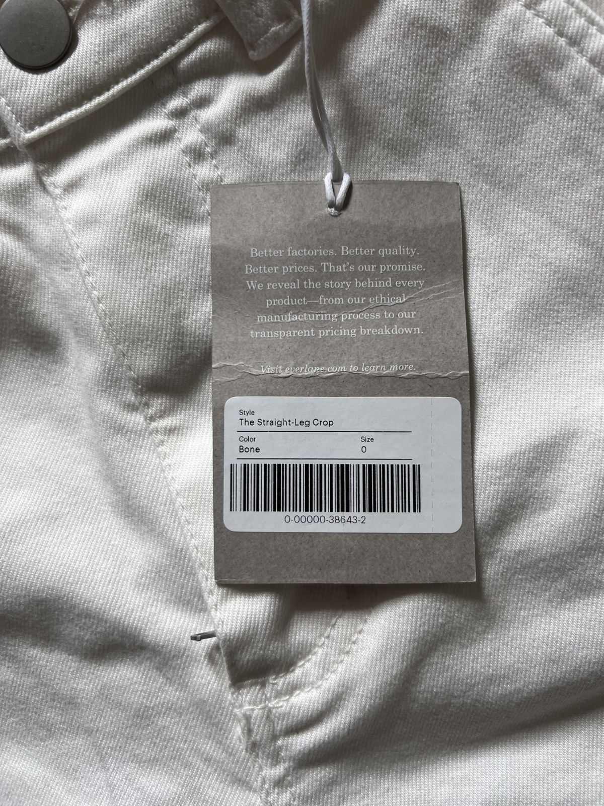 Everlane Everlane Straight Leg Crop Jeans | 0 NWT Size 25" / US 0 / IT 36 - 4 Thumbnail