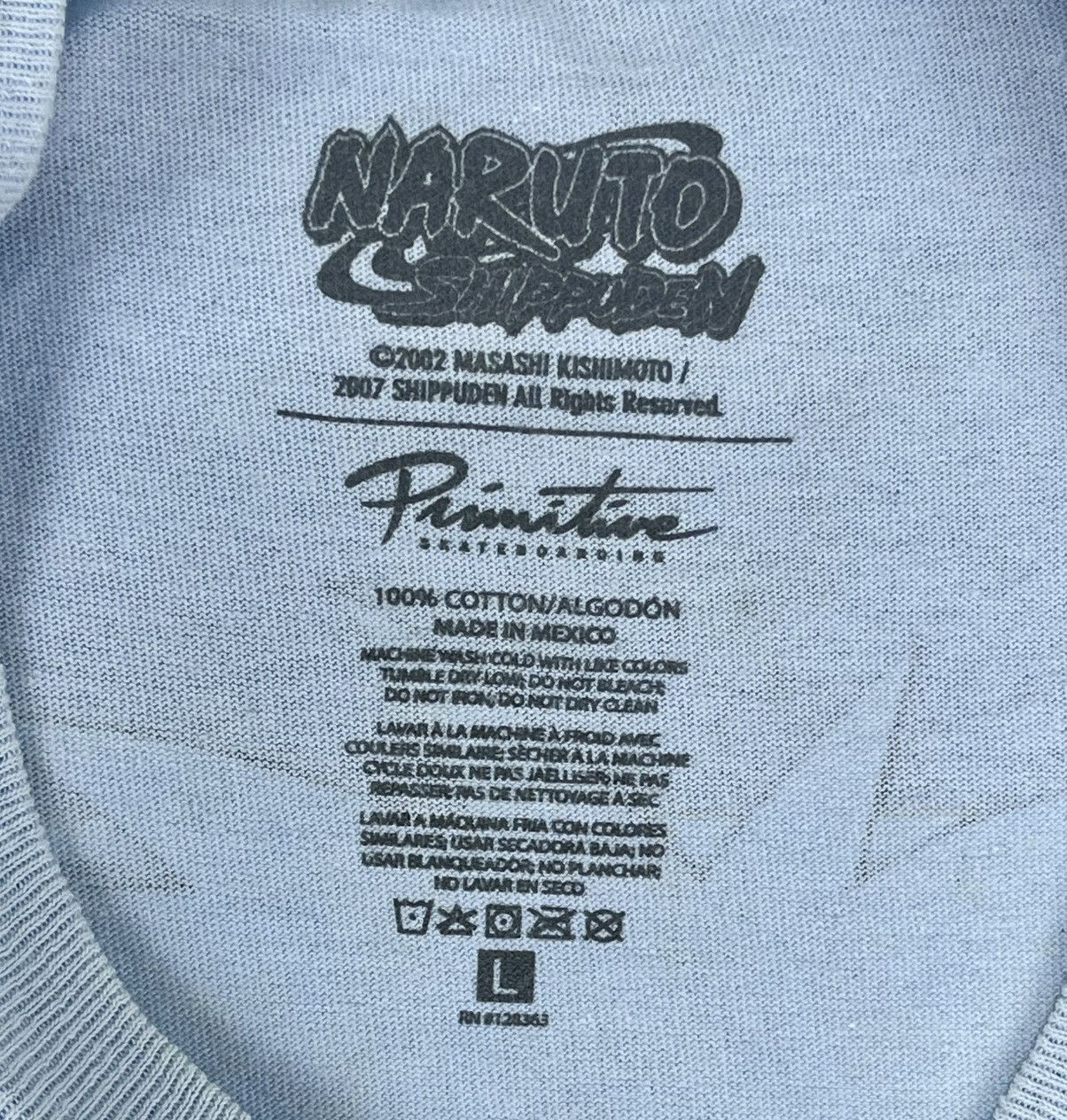 Anime PRIMITIVE X NARUTO AKATSUKI PAIN RARE💥 Size US L / EU 52-54 / 3 - 6 Thumbnail