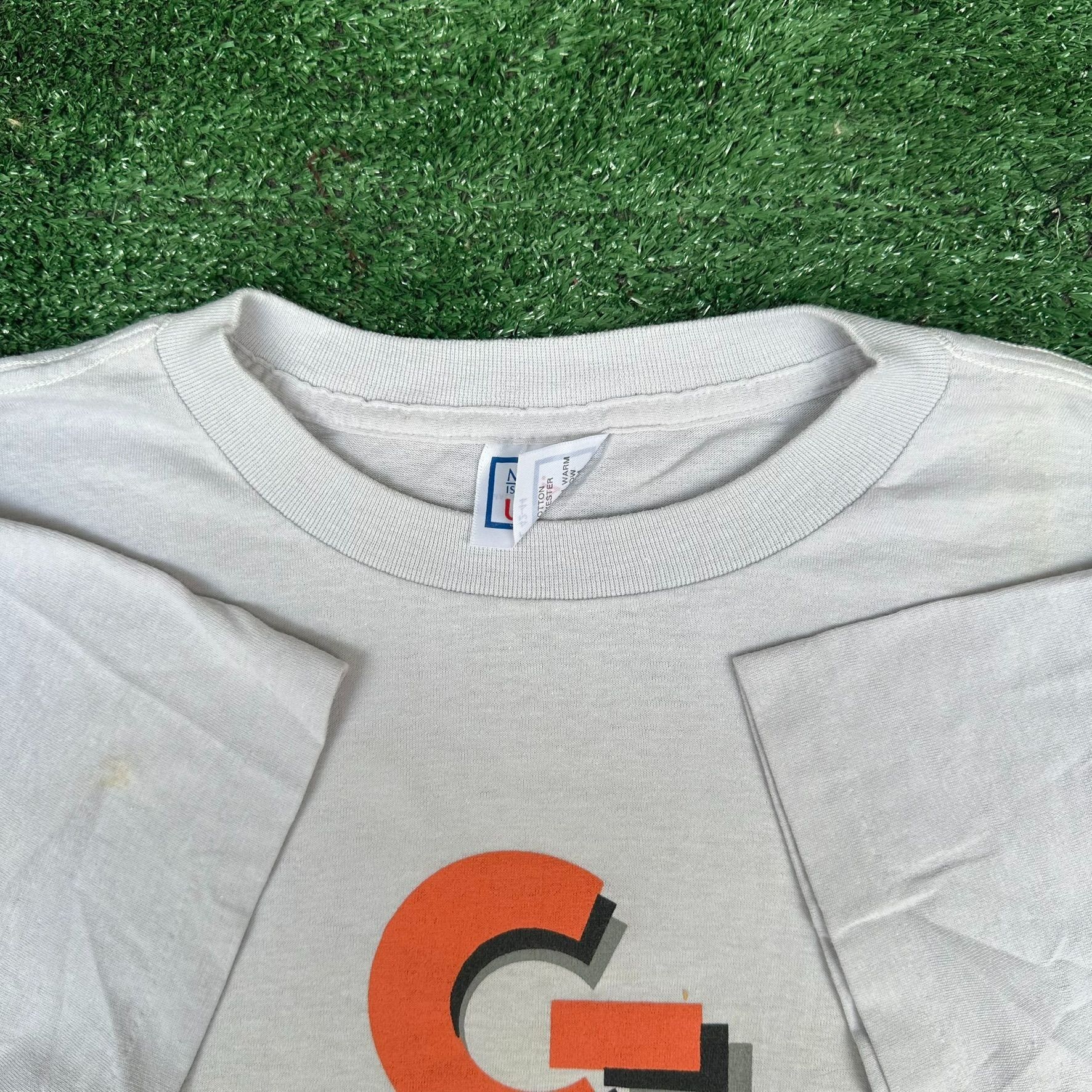 Vintage Vintage 80s Greiner Industries Steel Mill T-Shirt Workwear G Size US L / EU 52-54 / 3 - 3 Thumbnail