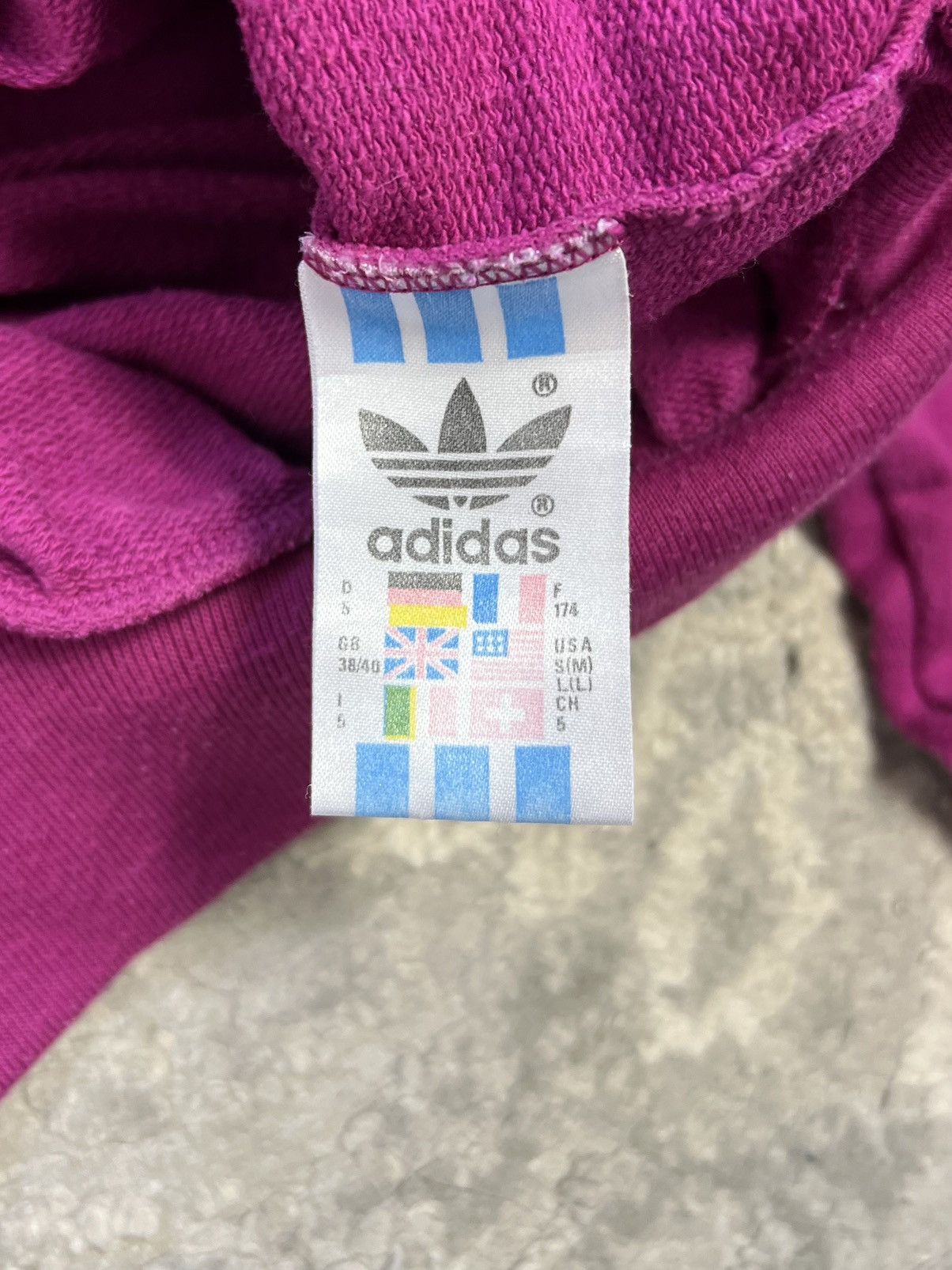 Adidas Adidas Big Logo Vintage 80's Danmark sweatshirt Size US L / EU 52-54 / 3 - 3 Thumbnail
