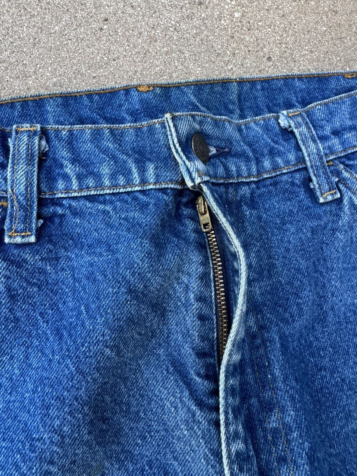 Levi's × Vintage Vtg 70’s Levi’s 646 Orange Tab Bellbottom Flare Jeans 36x29 Size US 36 / EU 52 - 5 Thumbnail