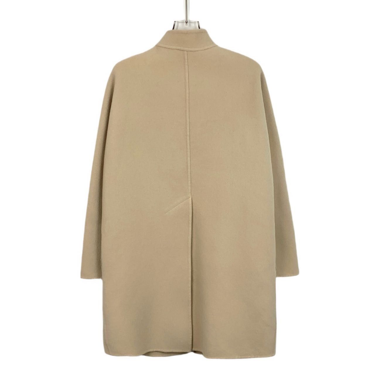 Burberry Burberry Beige Wool Single-Breasted Coat Size XXS Size XXS / US 00 / IT 34 - 6 Thumbnail