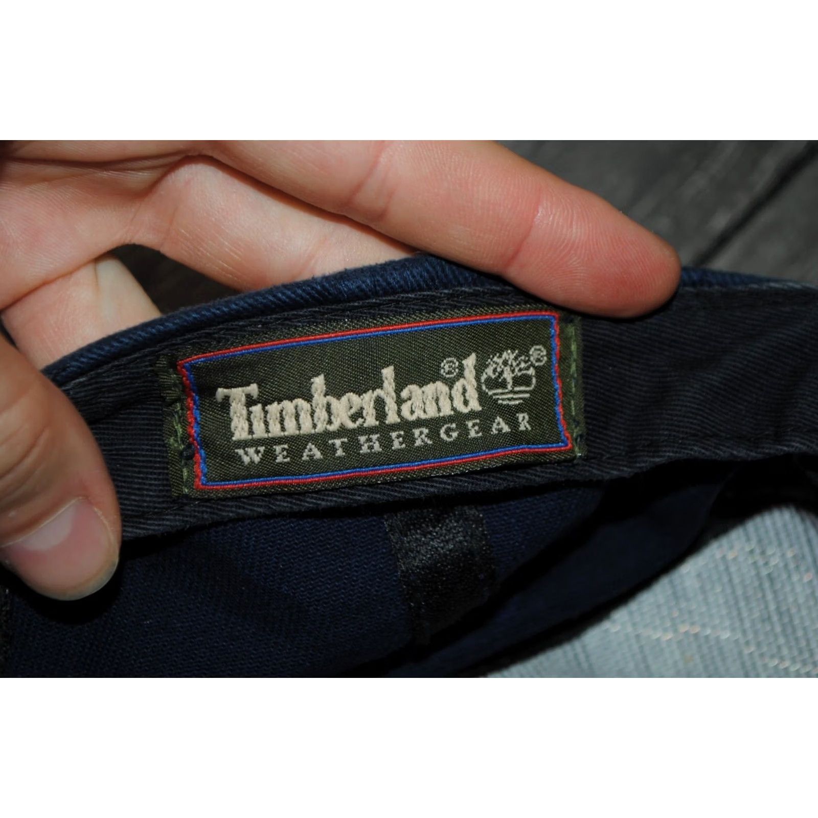 Timberland VINTAGE Timberland Hat Cap Strapback Blue Adjustable Adult Mens Cotton 90s USA Size ONE SIZE - 7 Thumbnail