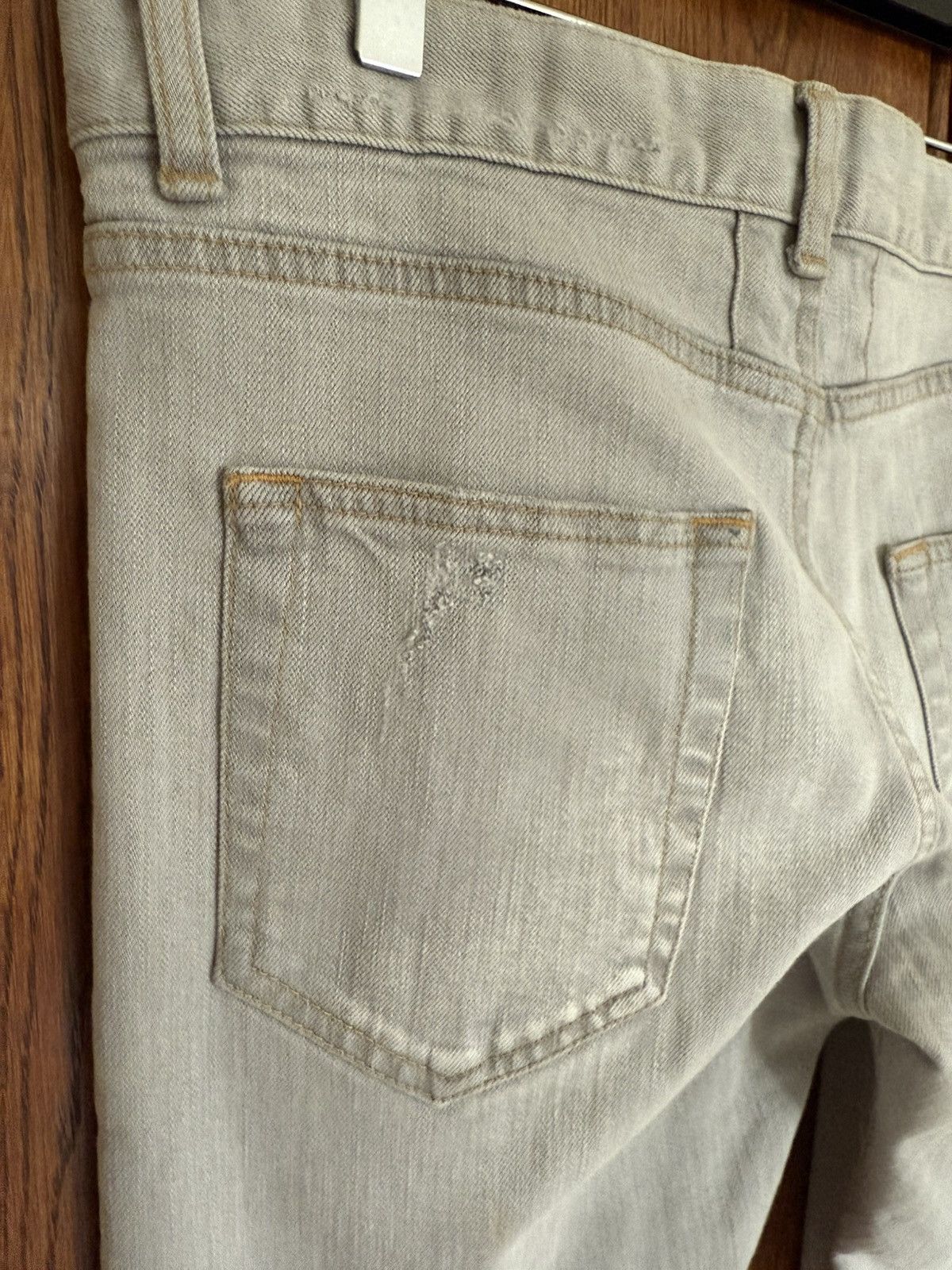 Saint Laurent Paris SS14 grail Saint Laurent grey knee tear denim jeans Hedi 31 Size US 31 - 18 Thumbnail