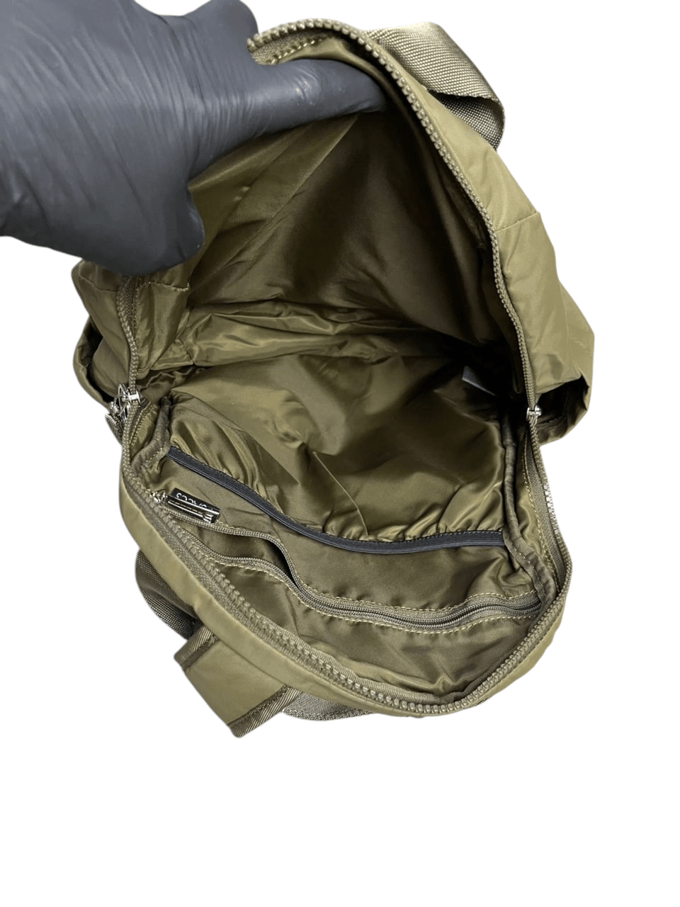 Yohji Yamamoto Y'Saccs Yohji Yamamoto Olive Green Backpack Size ONE SIZE - 12 Thumbnail