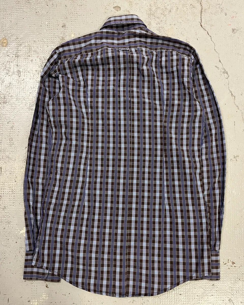 Dolce & Gabbana AW2006 Dolce & Gabbana Navy Checkered Plaid Shirt Size US M / EU 48-50 / 2 - 7 Thumbnail