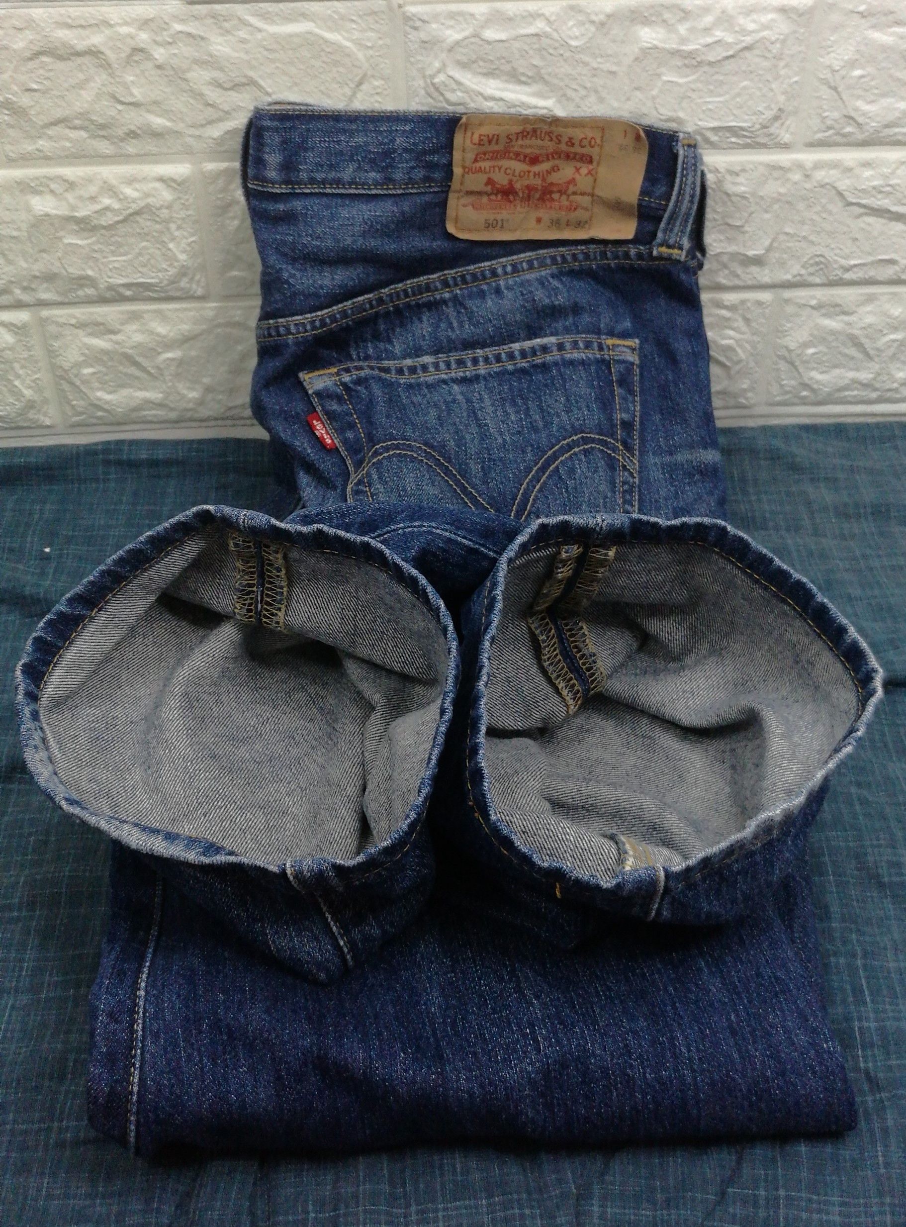 Levi's Vintage Levi's 501 Blue wash Jeans Size US 36 / EU 52 - 10 Thumbnail