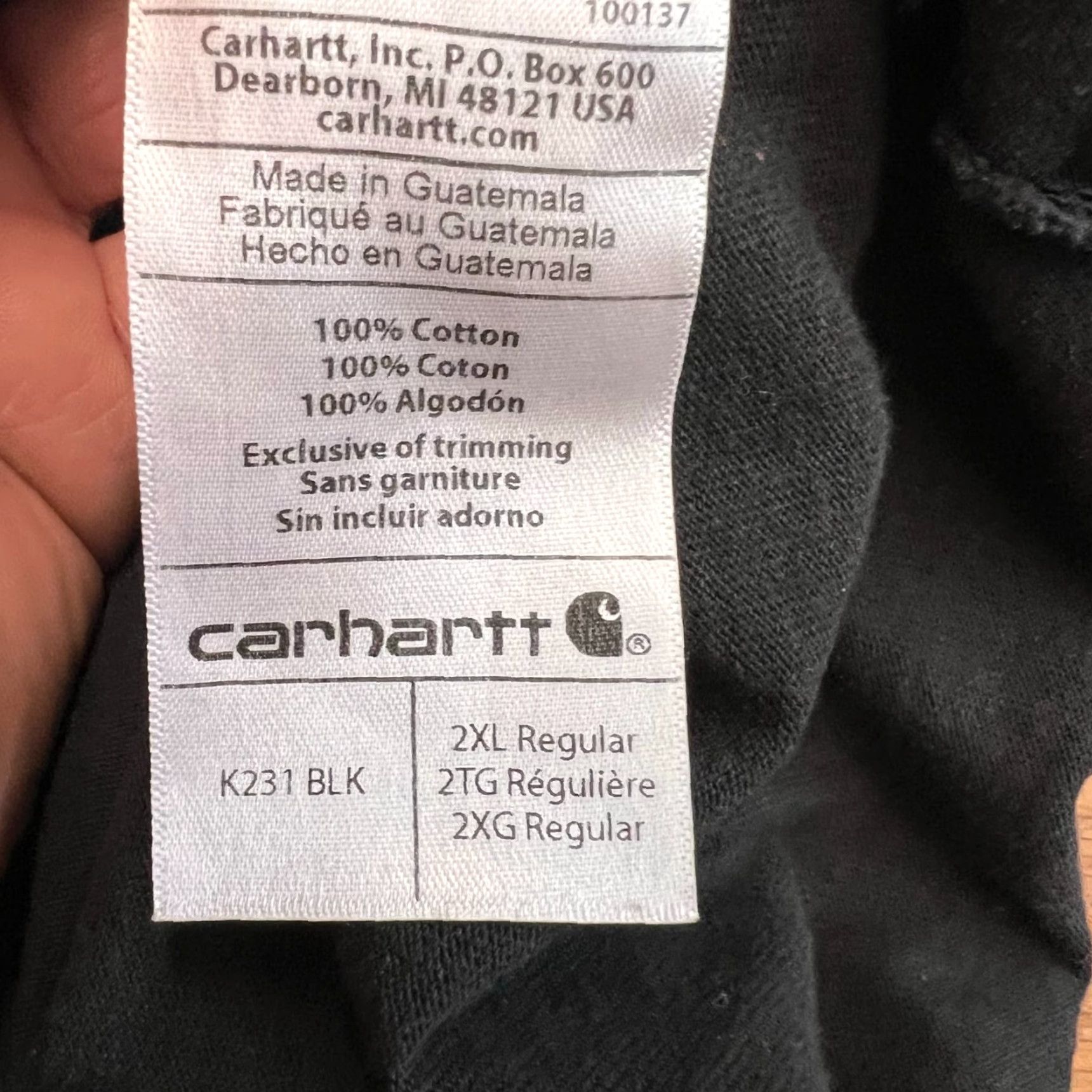 Carhartt Carhartt Shirt Mens Size L Black Long Sleeve Arm Graphic Hit Size US L / EU 52-54 / 3 - 6 Thumbnail