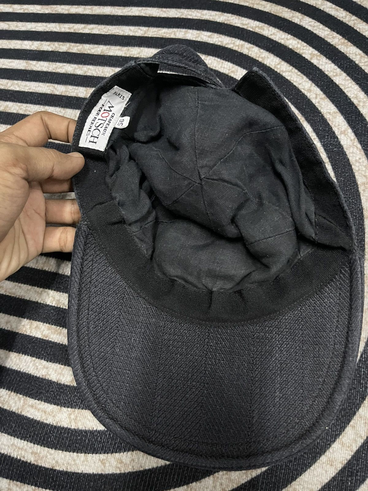 Hermes VINTAGE HERMES CHAPEAUX MOTSCH CAP 7 PANEL CAP Size ONE SIZE - 10 Thumbnail