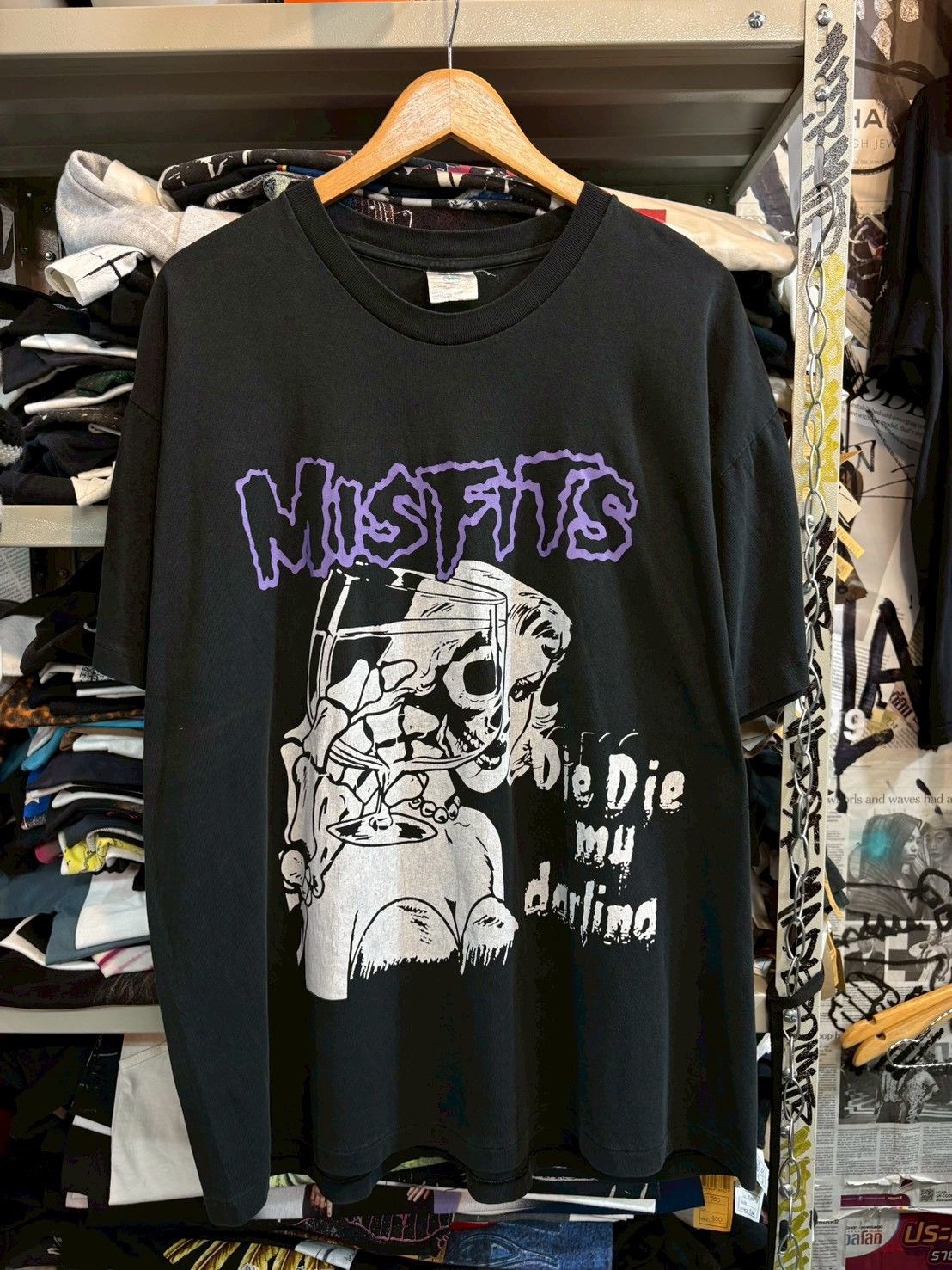 Band Tees Misfits 90’s Size US XL / EU 56 / 4 - 1 Thumbnail