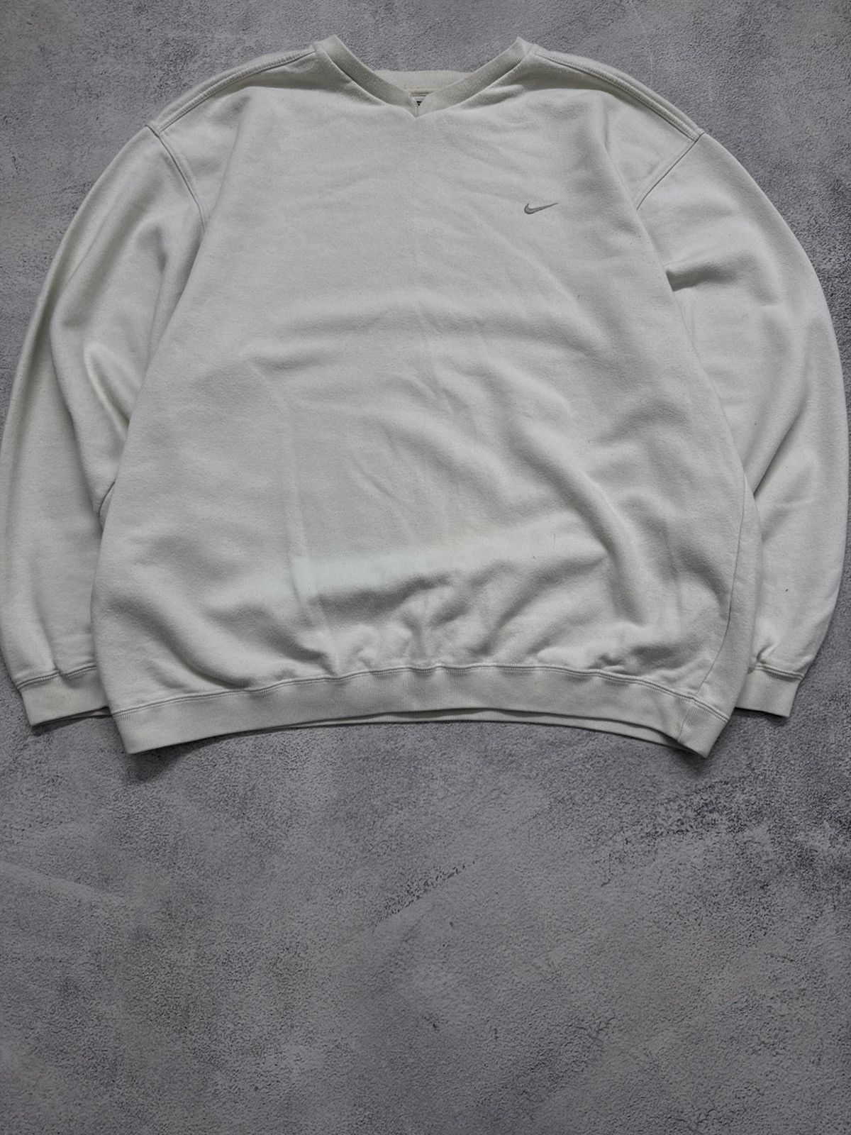 Nike Vintage Y2k Nike Mini Swoosh Sweatshirt 90’s Size US XXL / EU 58 / 5 - 7 Thumbnail