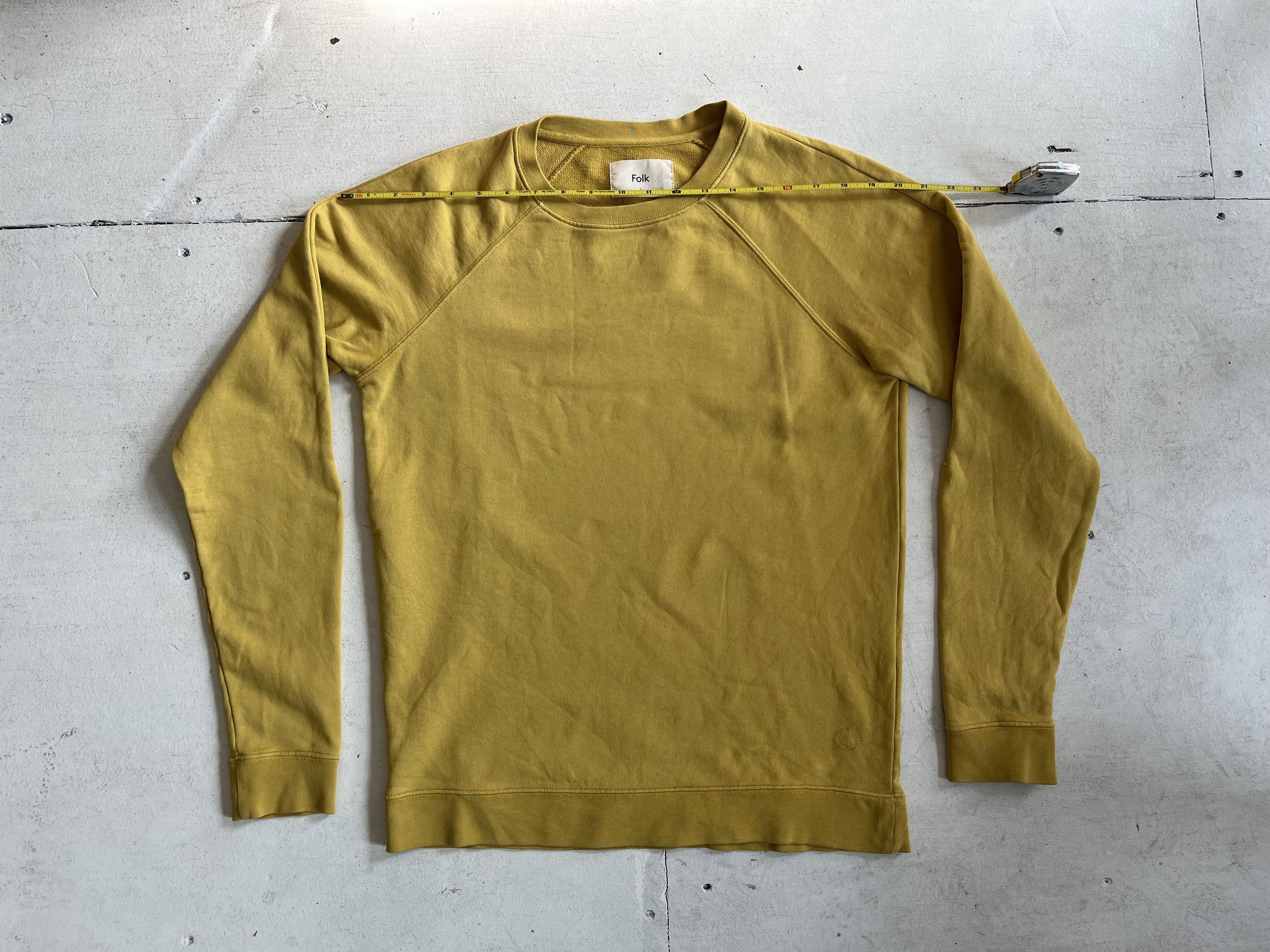 Folk Yellow Sweatshirt Size US XS / EU 42 / 0 - 7 Thumbnail