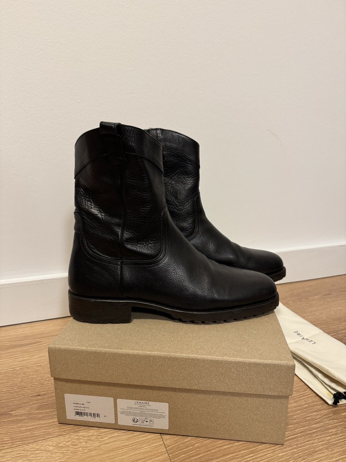 LEMAIRE WESTERN BOOTS 43 ウエスタンブーツ LEMAIRE Brown Western Boots Lemaire