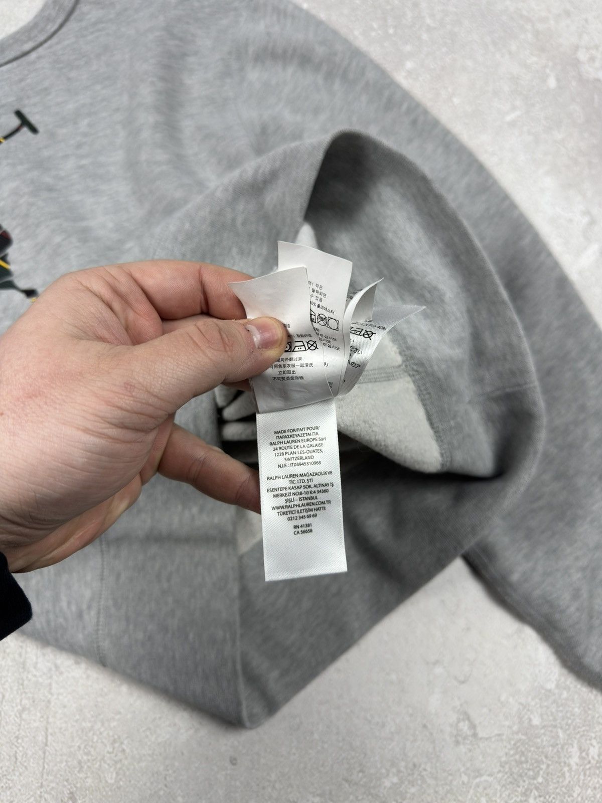 Polo Ralph Lauren Polo Ralph Lauren Big Horse Gray Sweatshirt Crew Neck size S Size US S / EU 44-46 / 1 - 9 Thumbnail