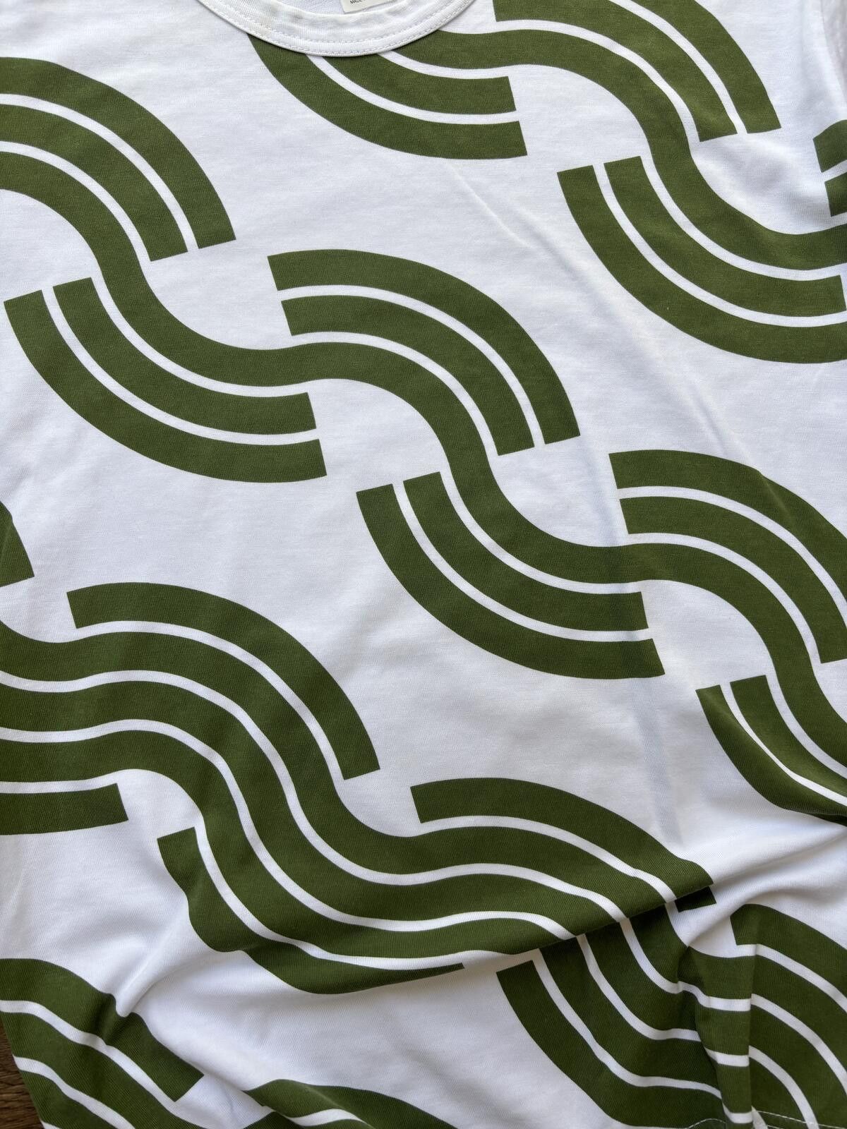 Comme des Garcons Comme des Garcons Shirt Wave Print T-Shirt Green S Size US S / EU 44-46 / 1 - 3 Thumbnail