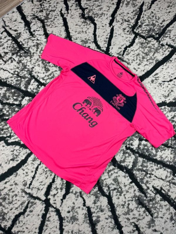 Sportif Vintage Le Coq Sportif Everton XL football shirt pink Size US XL / EU 56 / 4 - 2 Thumbnail