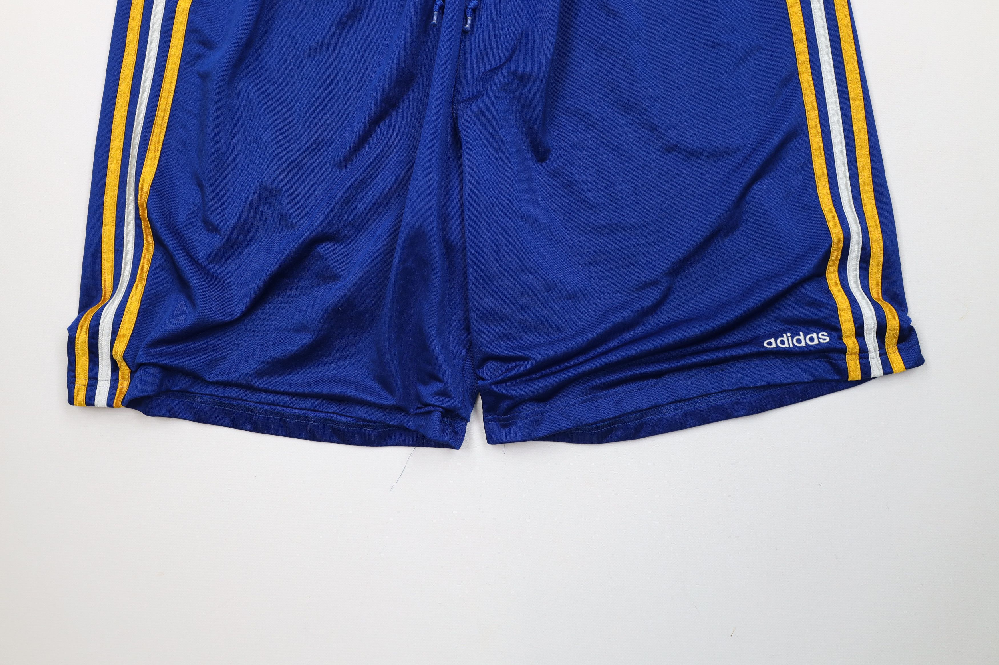 Adidas × Vintage Vintage Y2K Adidas Dazzle Striped Basketball Gym Shorts Size US 38 / EU 54 - 4 Thumbnail