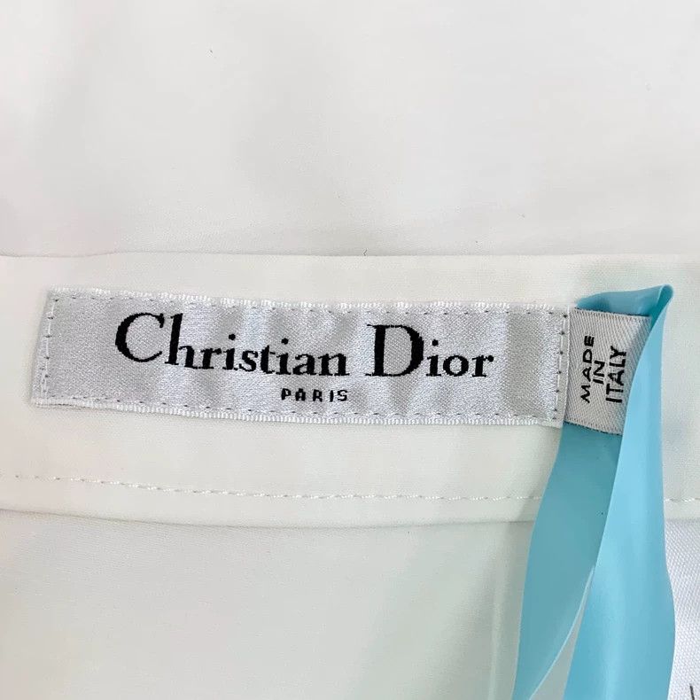 Dior Dior White cotton casual shorts Size 25" / US 0 / IT 36 - 5 Thumbnail