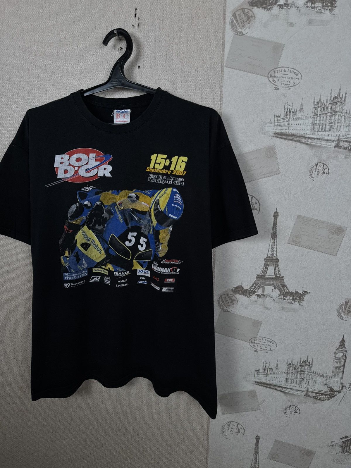 Other Vintage Bol D’or T shirt Moto Racing Biker 2XL Streetwear Size US XXL / EU 58 / 5 - 4 Thumbnail