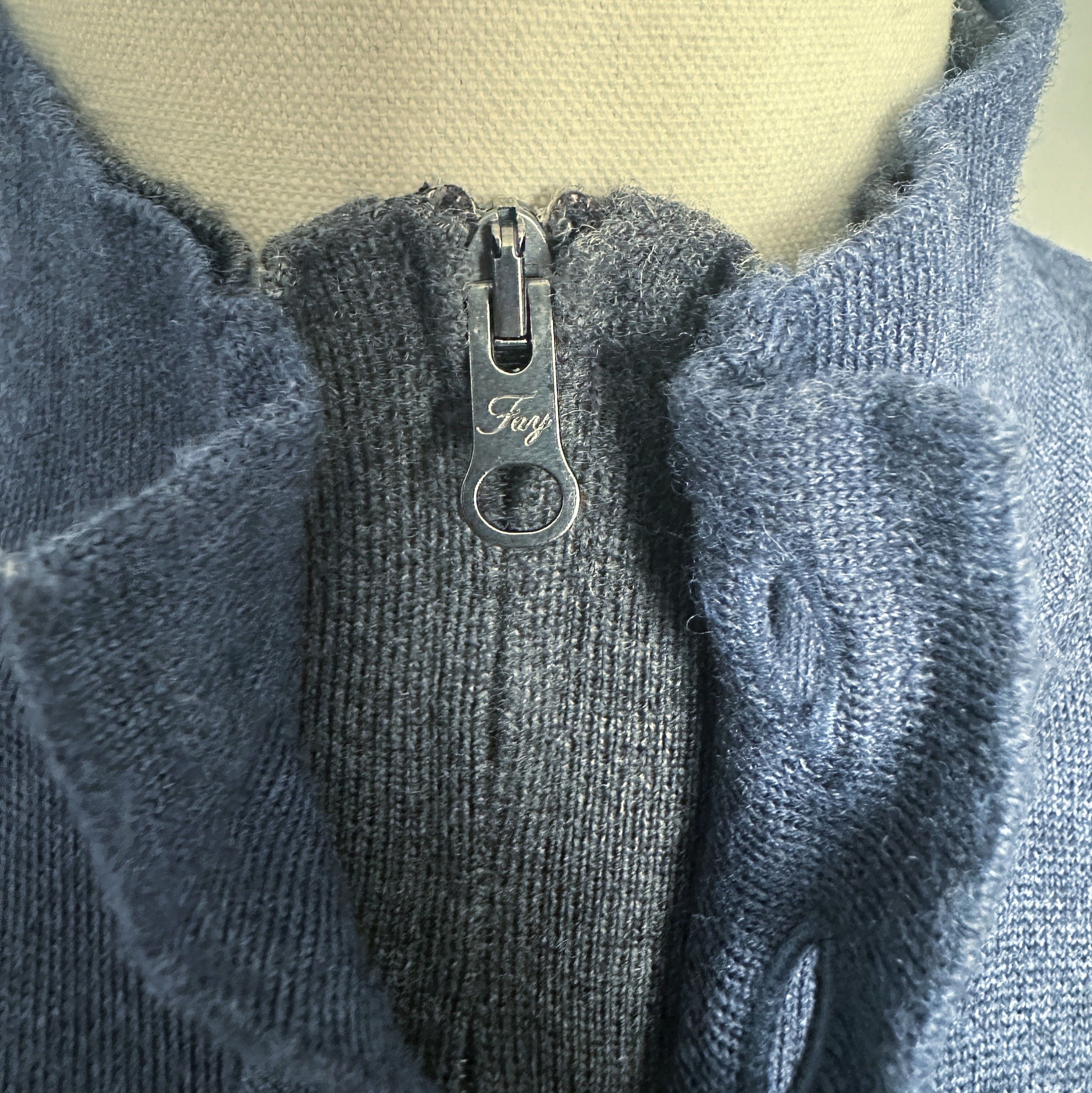 Fay FAY COLTRUI Sweater Made In Italy Marine Combi Luxury Brand Size US S / EU 44-46 / 1 - 5 Thumbnail