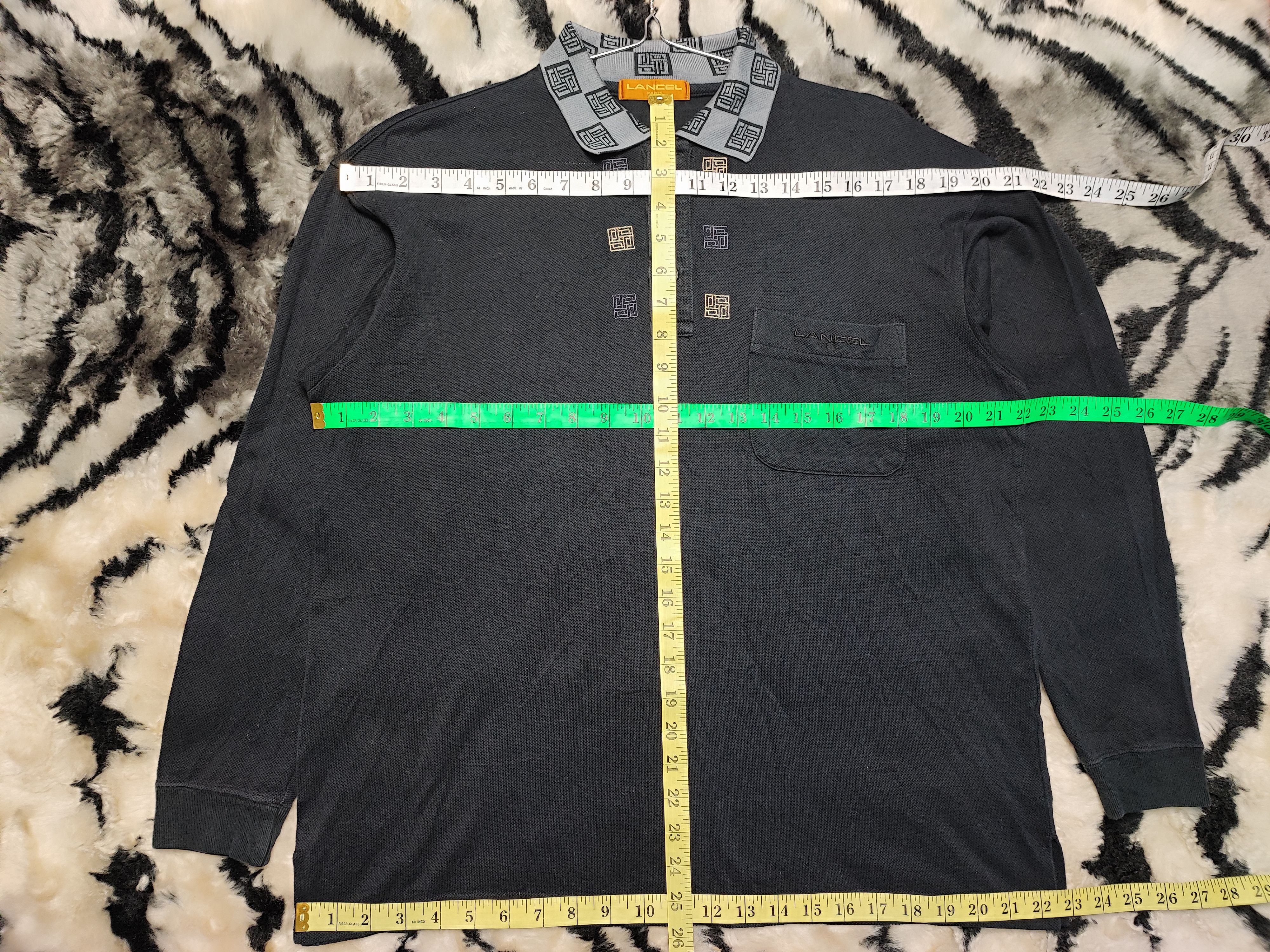 Lancel × Vintage Lancel Paris Polo T-shirt Vintage Design Size US L / EU 52-54 / 3 - 18 Thumbnail