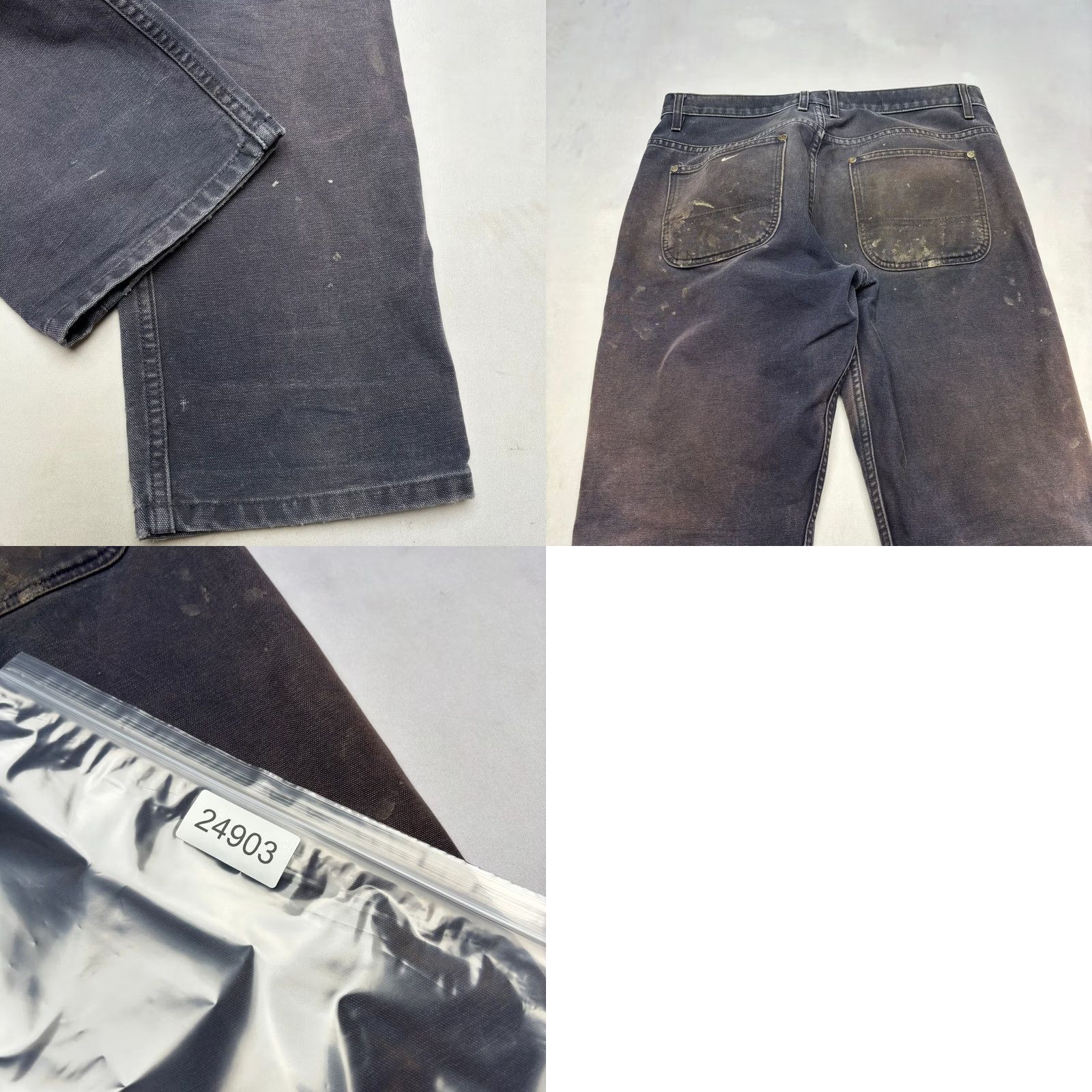 Flint And Tinder Flint and Tinder Workwear Pants Men's 33x31.5 Double Knee Faded Canvas Size US 33 - 9 Thumbnail