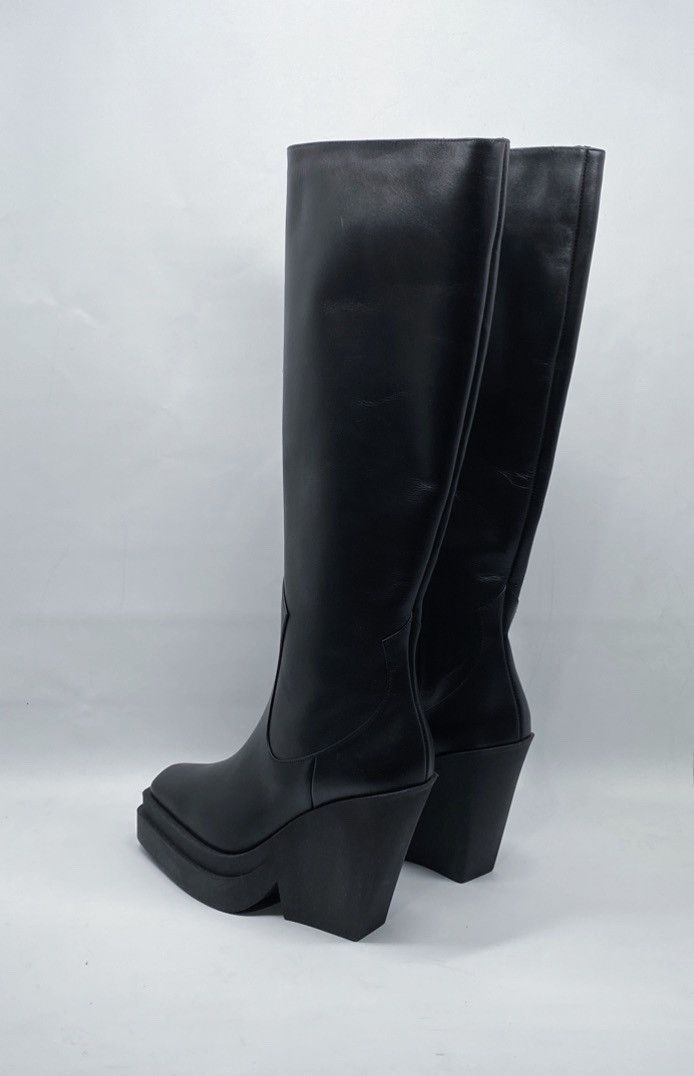GIA BORGHINI Gia Borghini Texan Leather Platform Knee-High Boots size 41 Size US 11 / IT 41 - 6 Thumbnail