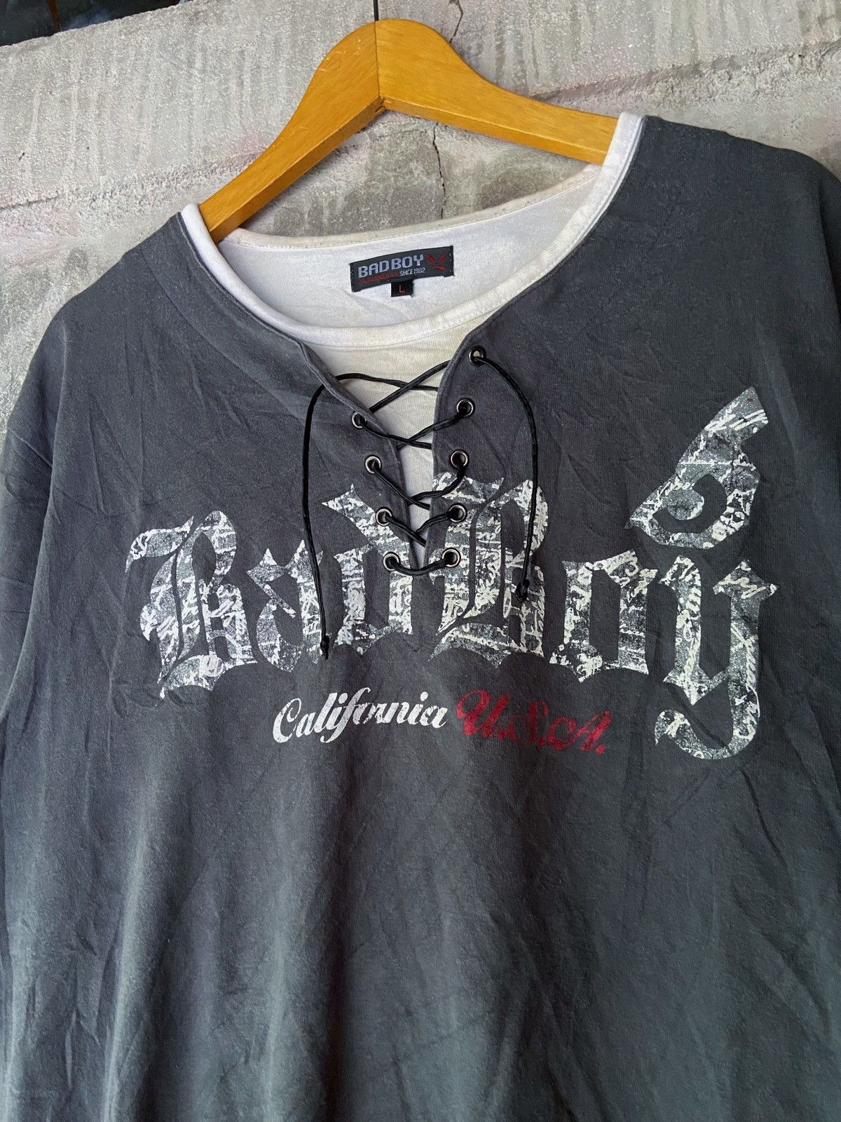 Beauty Beast × Hysteric Glamour × Japanese Brand DOUBLE LAYER JAPANESE STYLE BADBOY TEE Size US XL / EU 56 / 4 - 3 Thumbnail