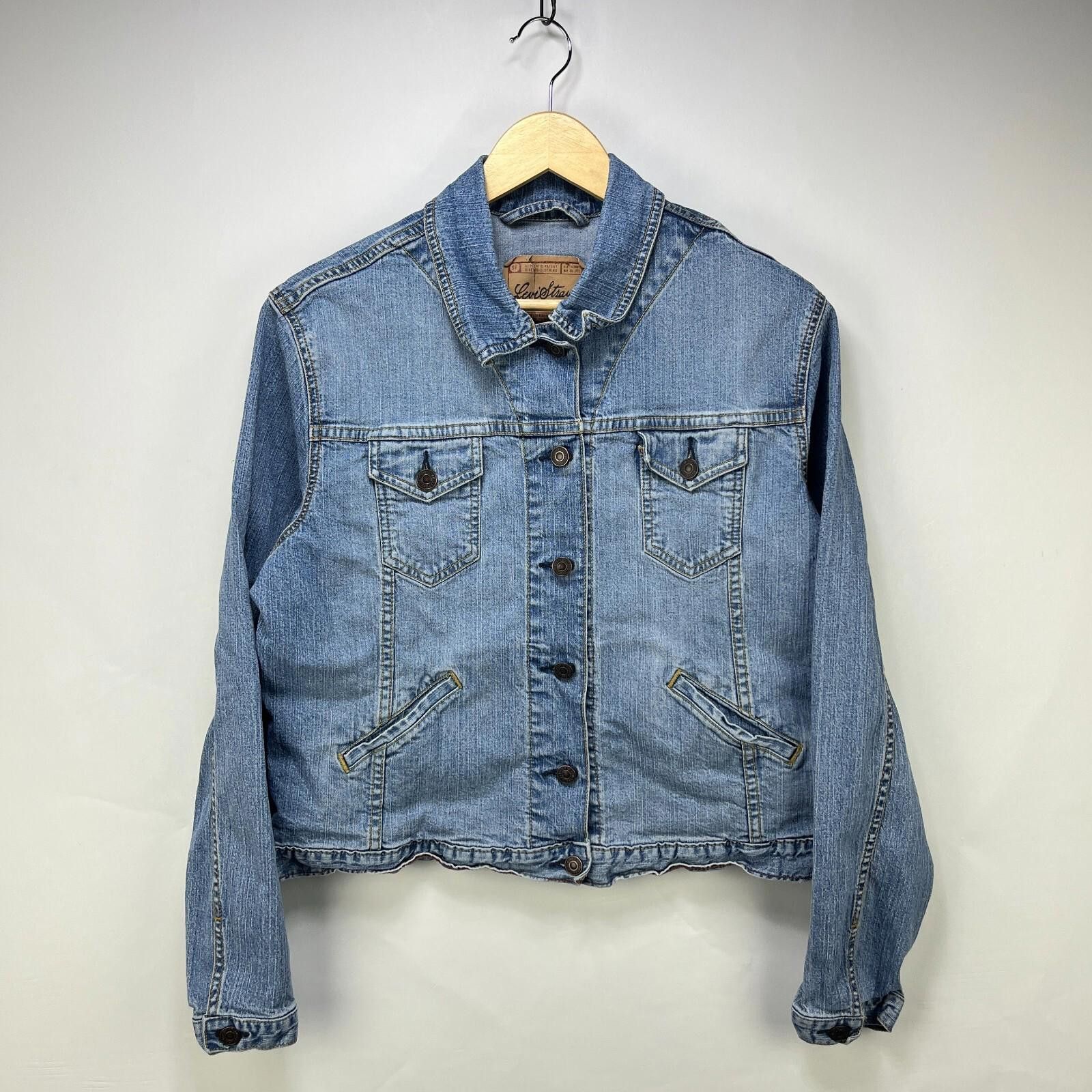 Levi's Vintage Y2K Levis Denim Jacket Womens Large Size L / US 10 / IT 46 - 1 Thumbnail