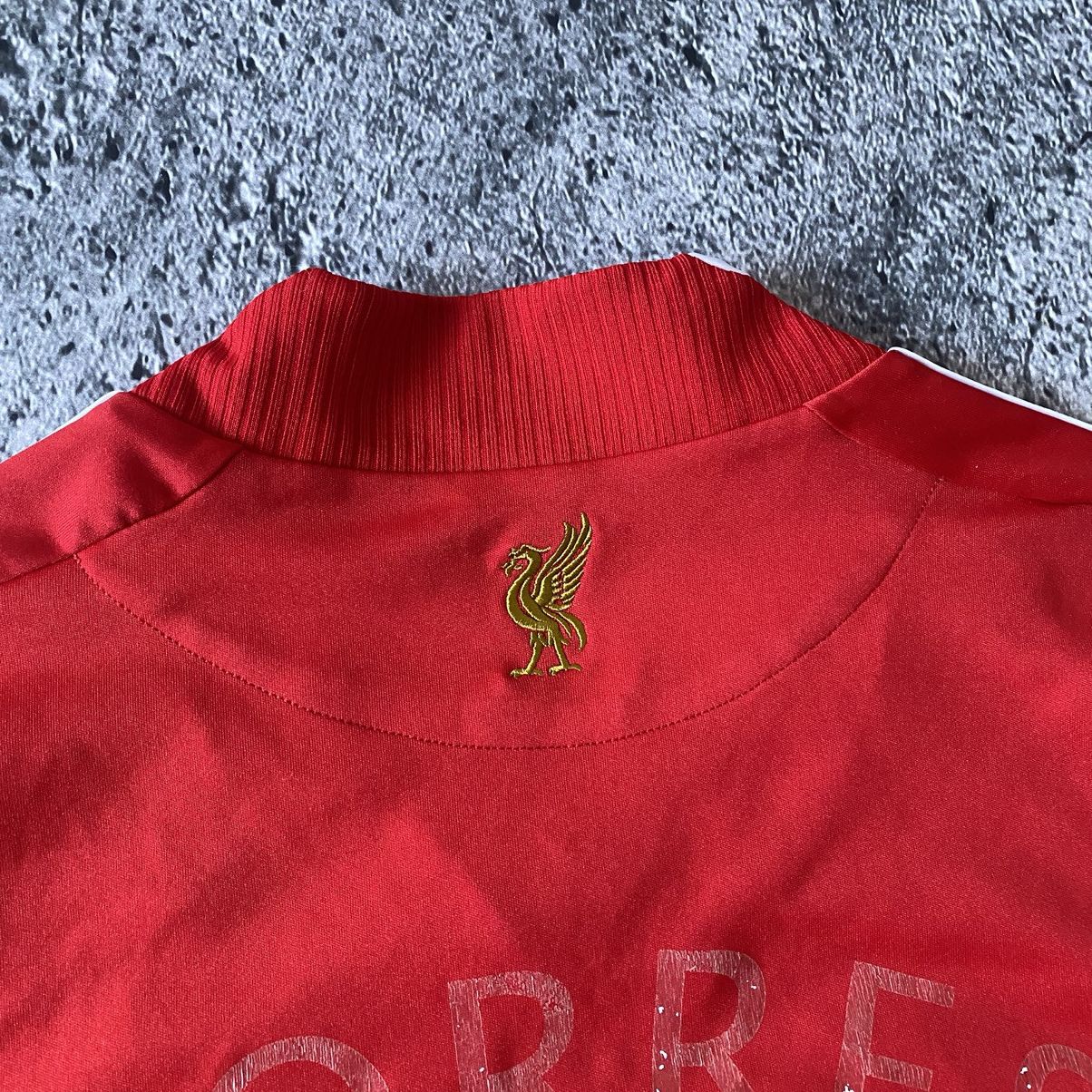 Adidas × Vintage Liverpool 2008/2009 AWAY SHIRT FOOTBALL SOCCER JERSEY ADIDAS Size US M / EU 48-50 / 2 - 14 Thumbnail