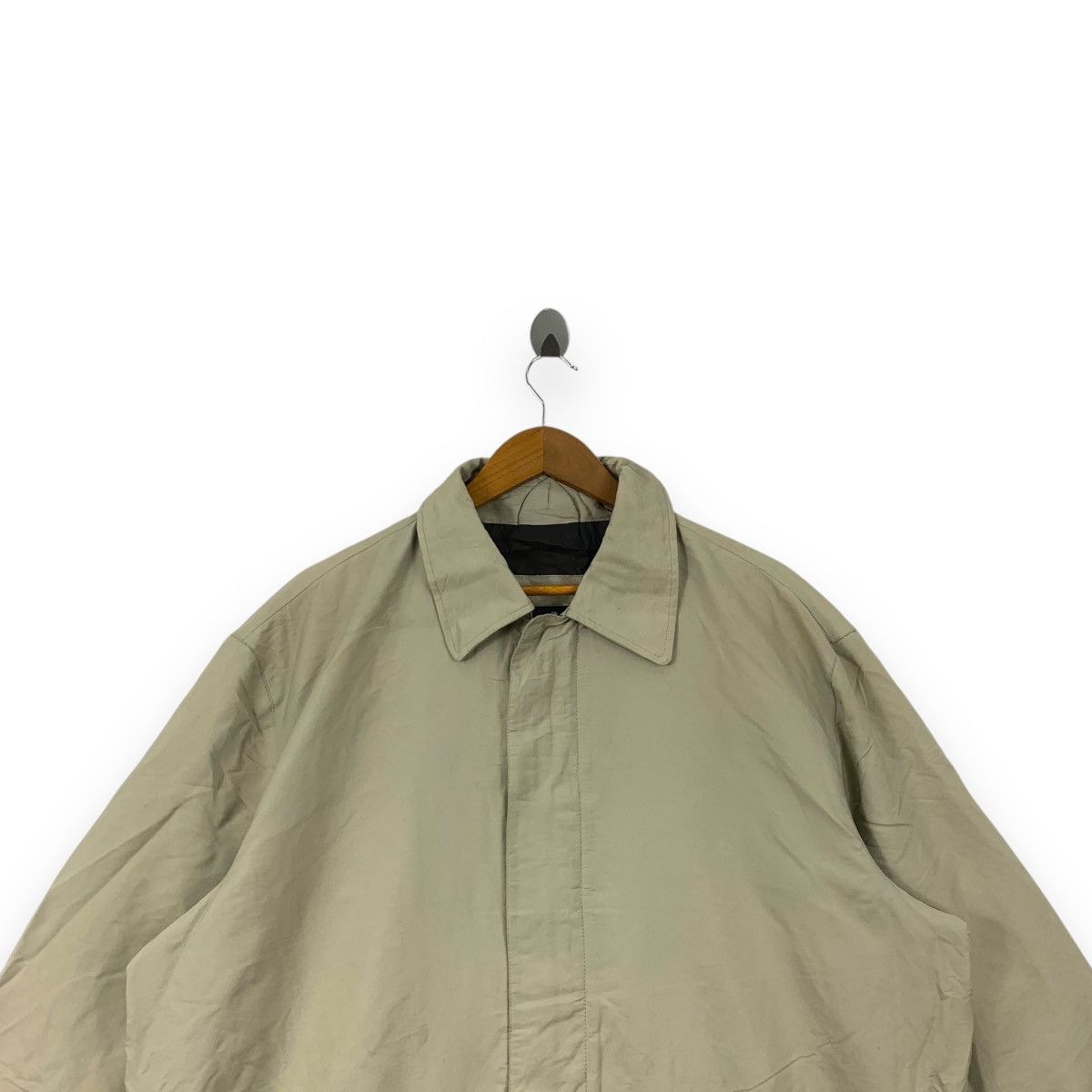 Ermenegildo Zegna Vintage ERMENEGILDO ZEQNA MICROTENE Classic Trench Coat Size 3XL / US 20-22 - 2 Thumbnail