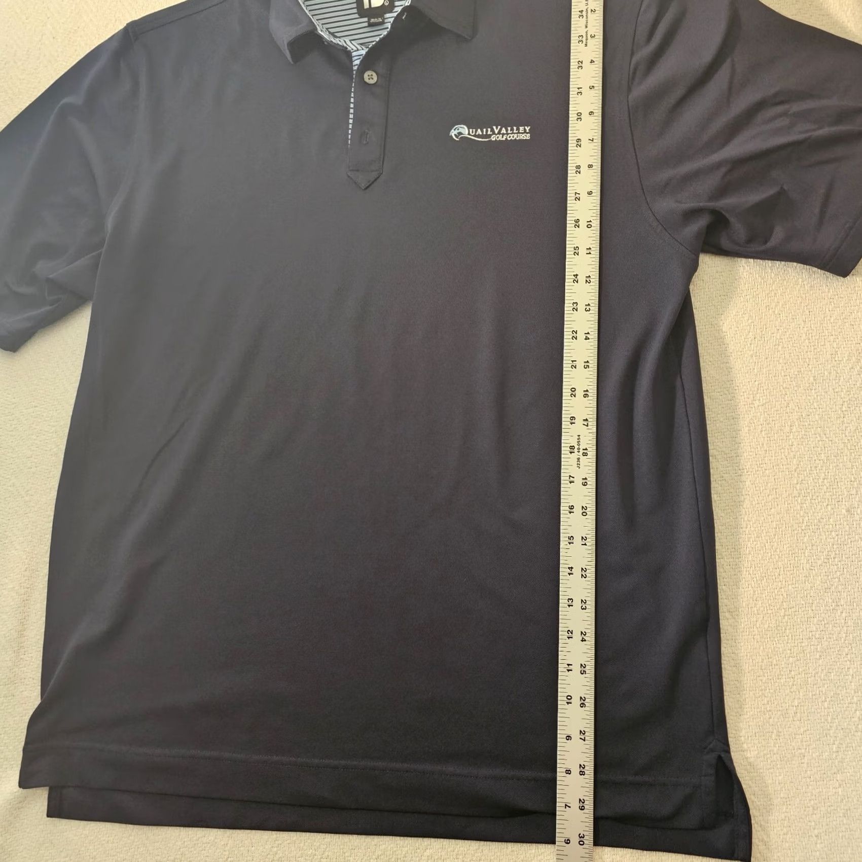 Footjoy FootJoy Polo Shirt Golf Spread Collar Navy Blue 46 Chest Regular Fit Short Sleeve Stretch Polyester Spandex Men XL L-shirt? Size US L / EU 52-54 / 3 - 5 Thumbnail
