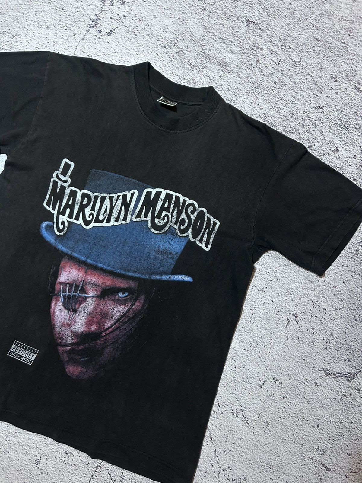 Marilyn Manson “Top Hat” Vintage T-Shirt 2000s Rock Tee