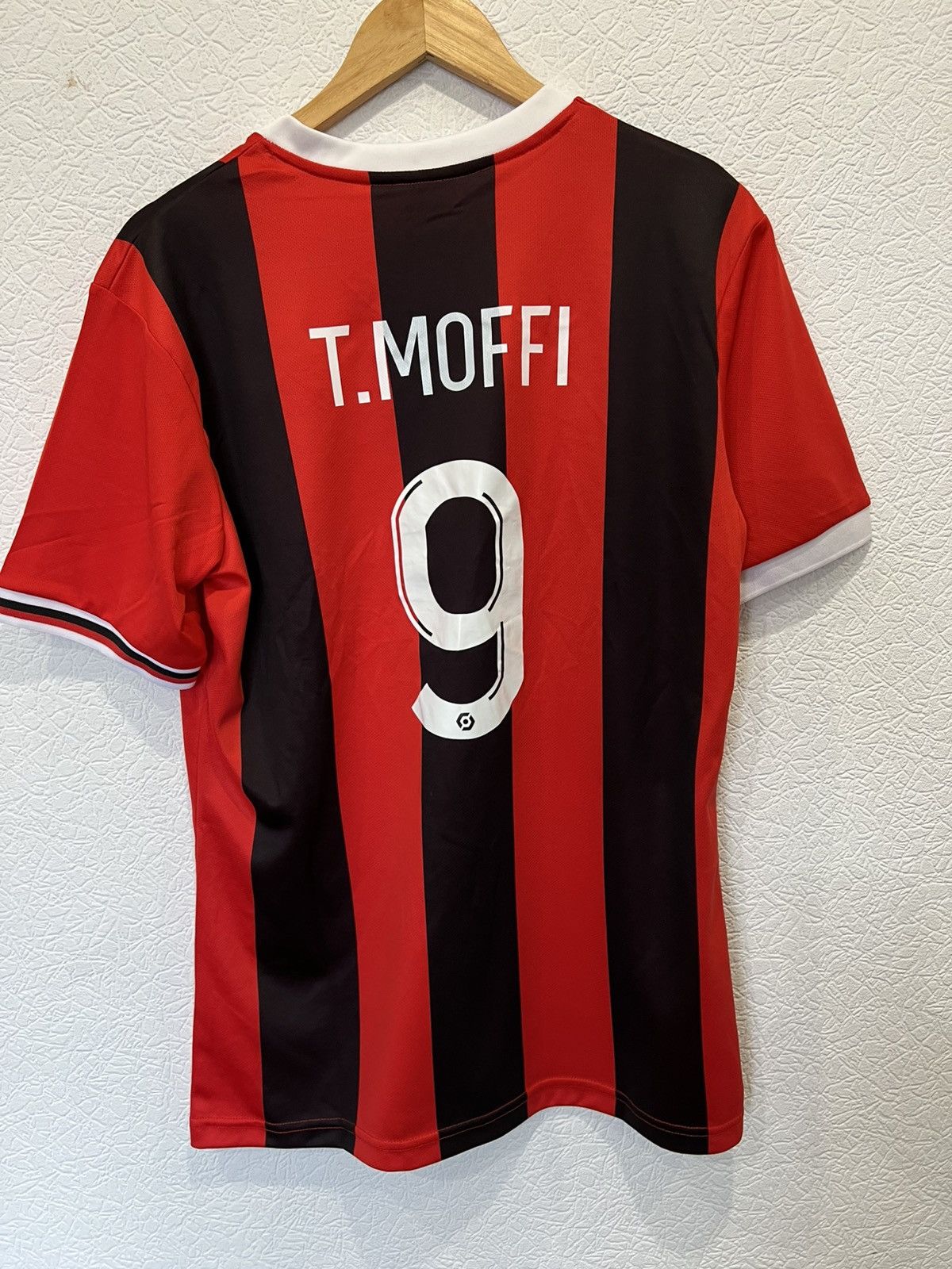 Le Coq Sportif MOFFI Nice Le Coq Sportif 2023/2024 Home Kit Soccer Jersey Size US M / EU 48-50 / 2 - 6 Thumbnail