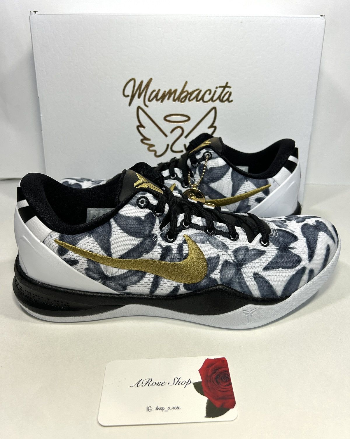 image of Kobe Mentality x Nike Kobe 8 Protro ‘Mambacita’ (Fv6325 100) Shoes Size: 10 M in White, Men's
