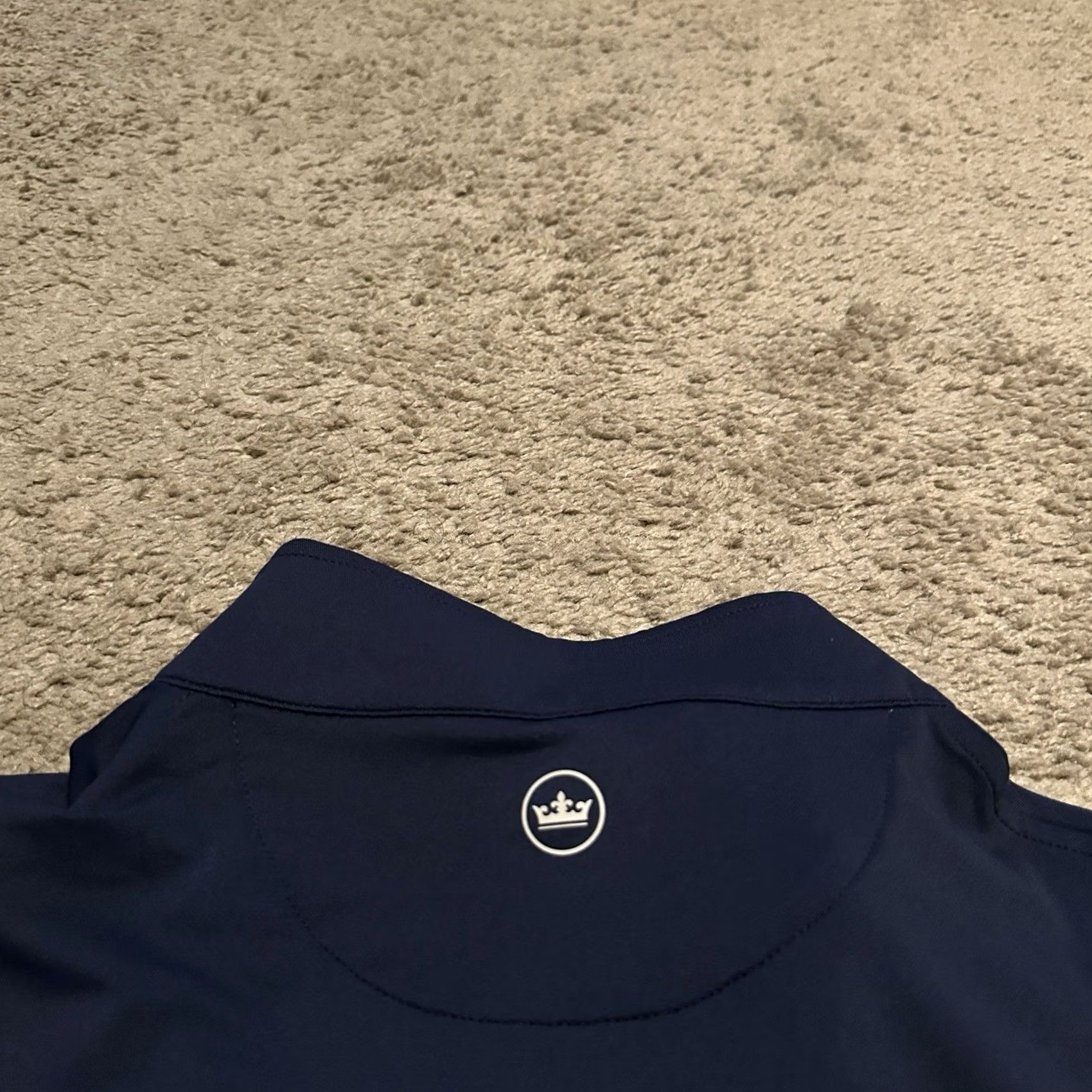 Peter Millar Peter Millar 1/4 Zip Sweater Mens Large Pullover Perth Performance Golf Blue Size US L / EU 52-54 / 3 - 6 Thumbnail